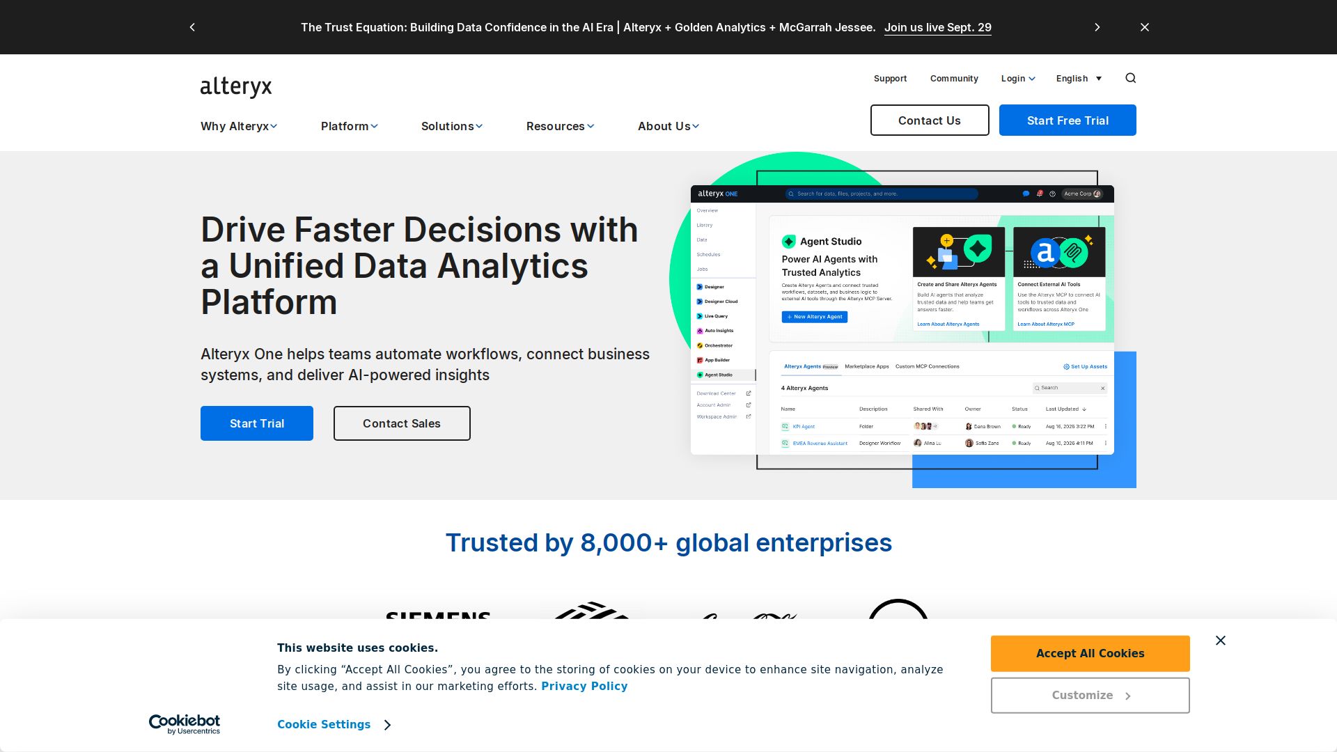 Alteryx Analytics Cloud Platform