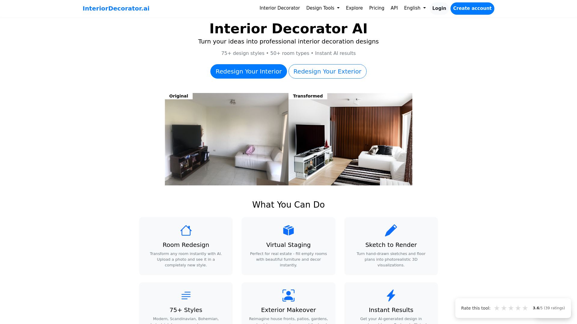 Interior Decorator AI