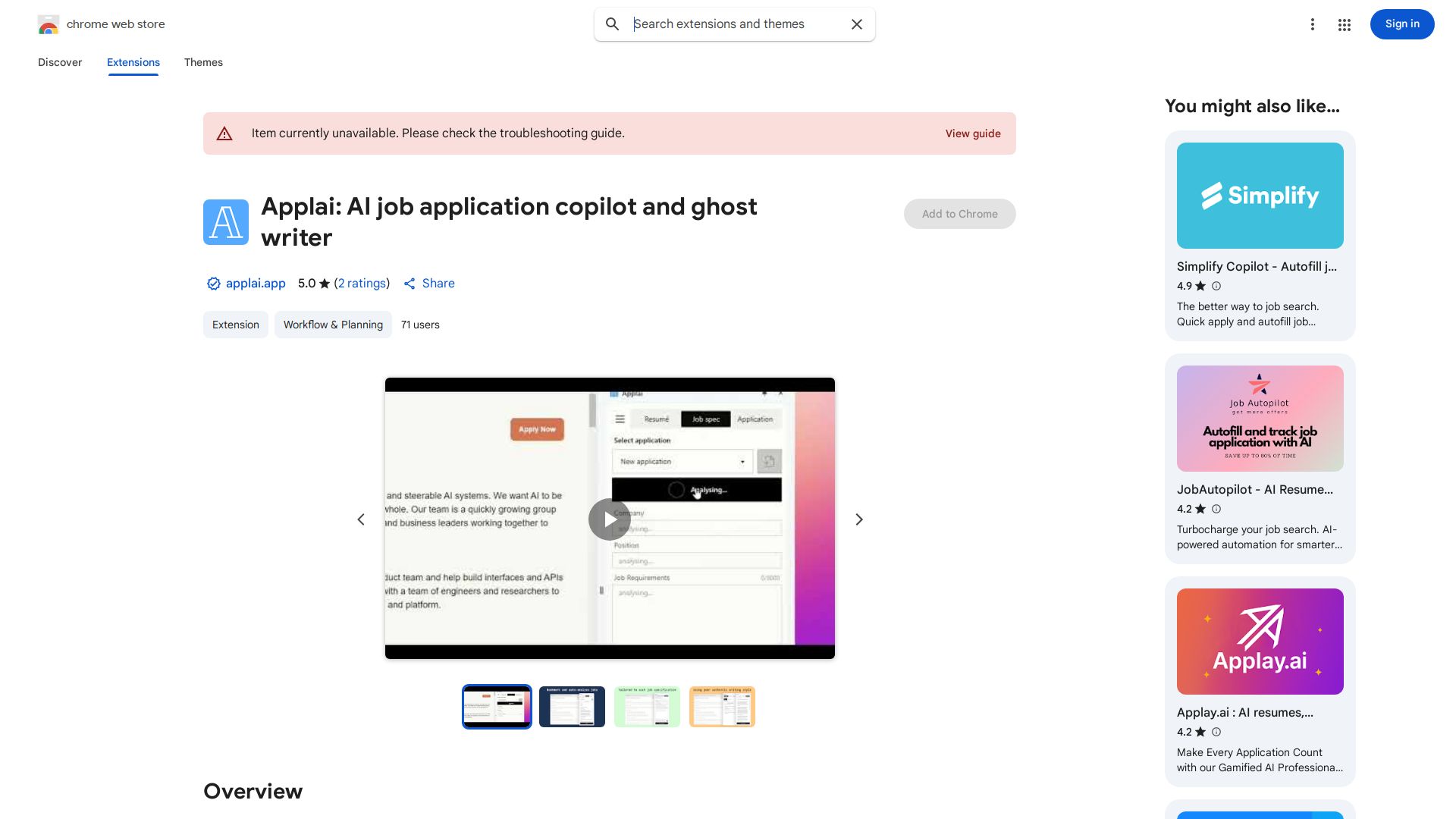 Applai AI Chrome Extension