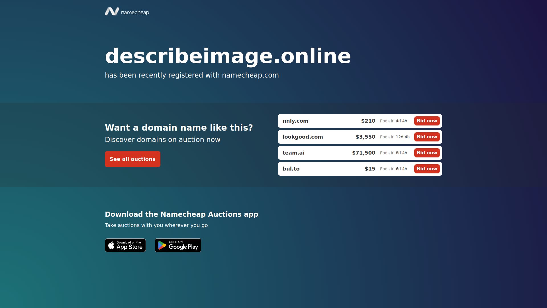 DescribeImage.online