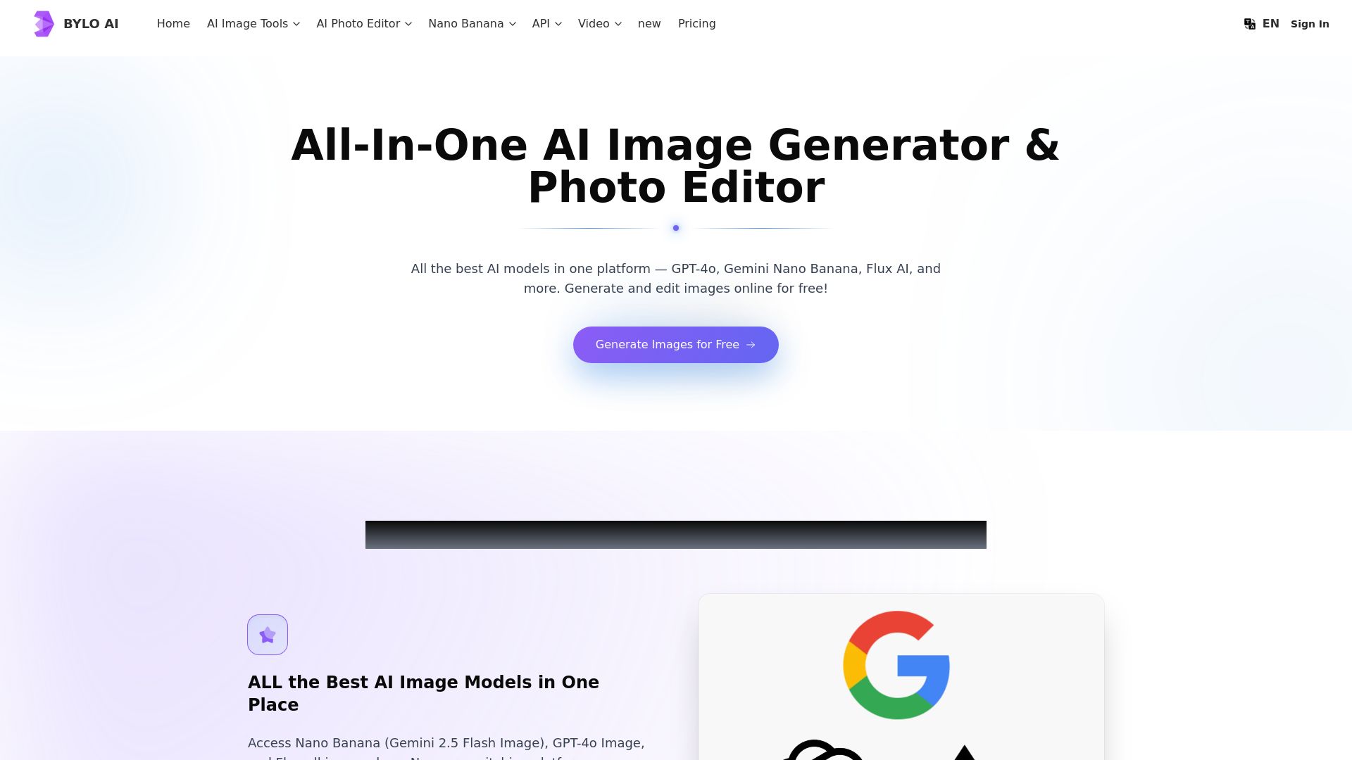 Bylo.ai: Free AI Image Generator