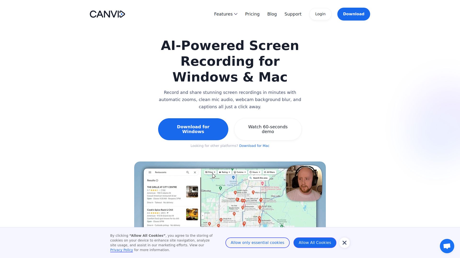 Canvid AI Screen Recorder