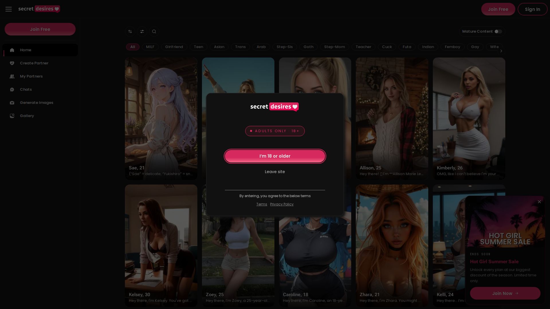 Secret Desires AI