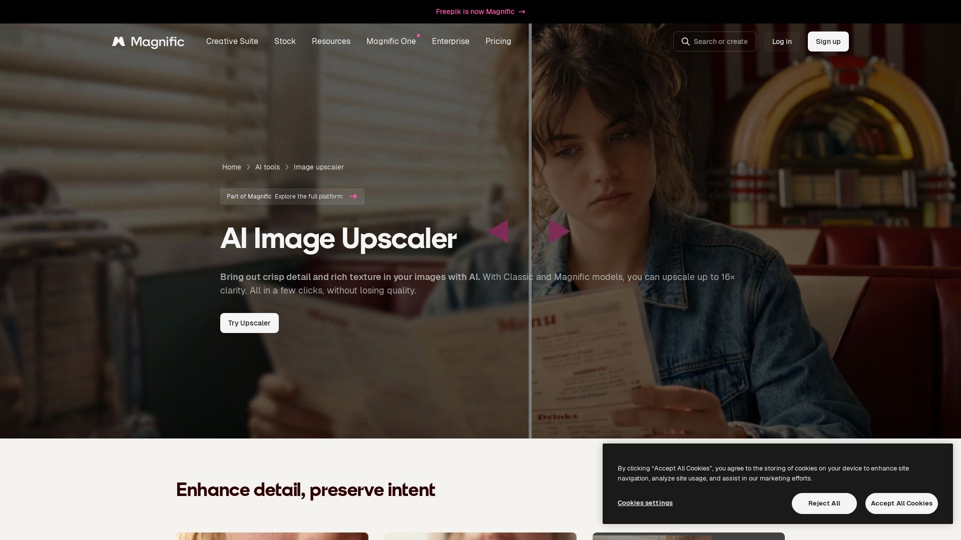 Freepik Upscaler