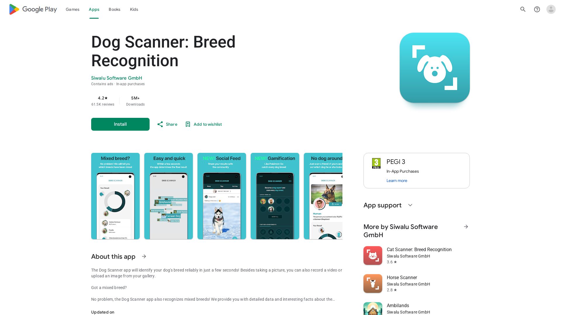 Dog Scanner