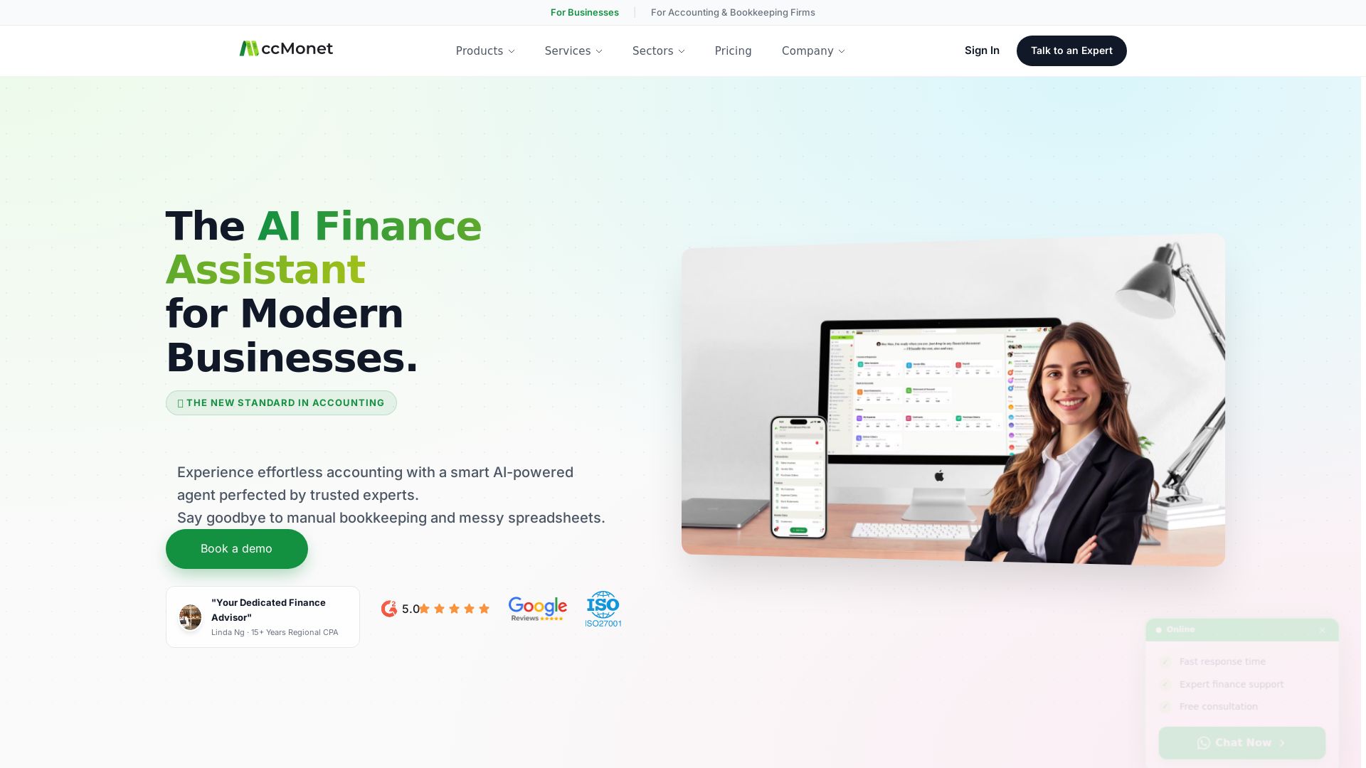 cc:Monet Home - AI Finance Assistant