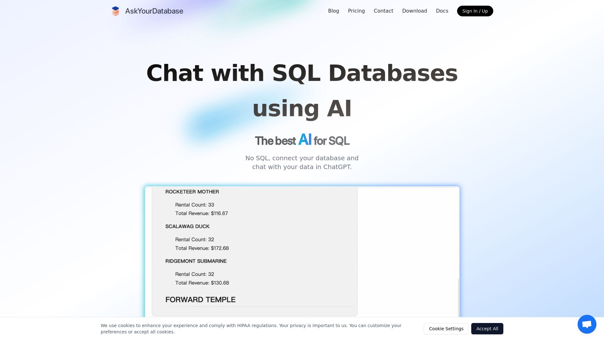 AskYourDatabase