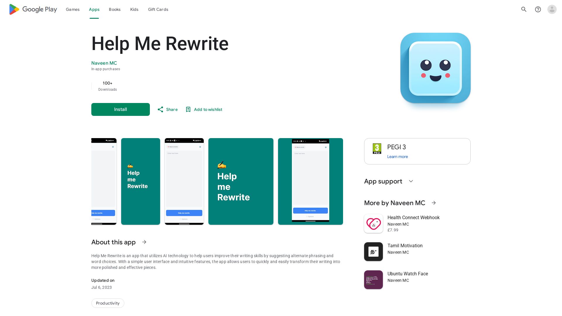 Help Me Rewrite