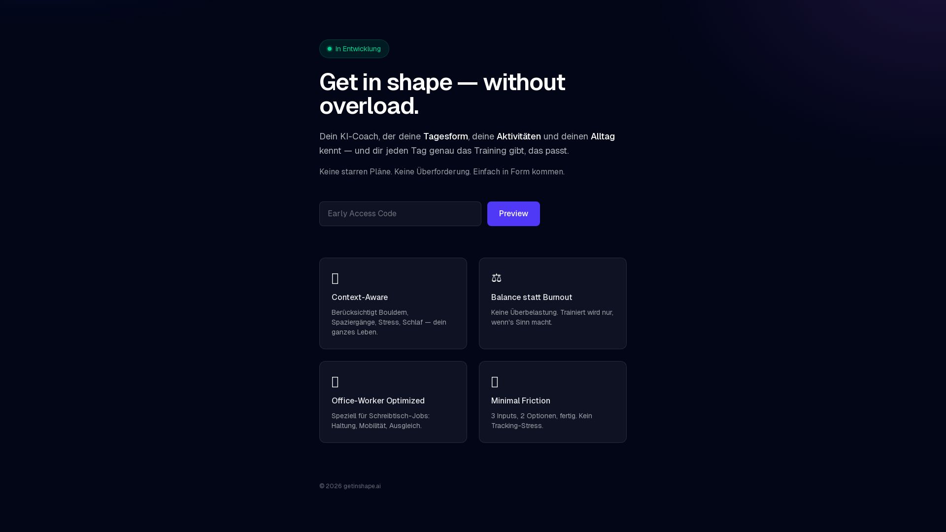 Getinshape.ai