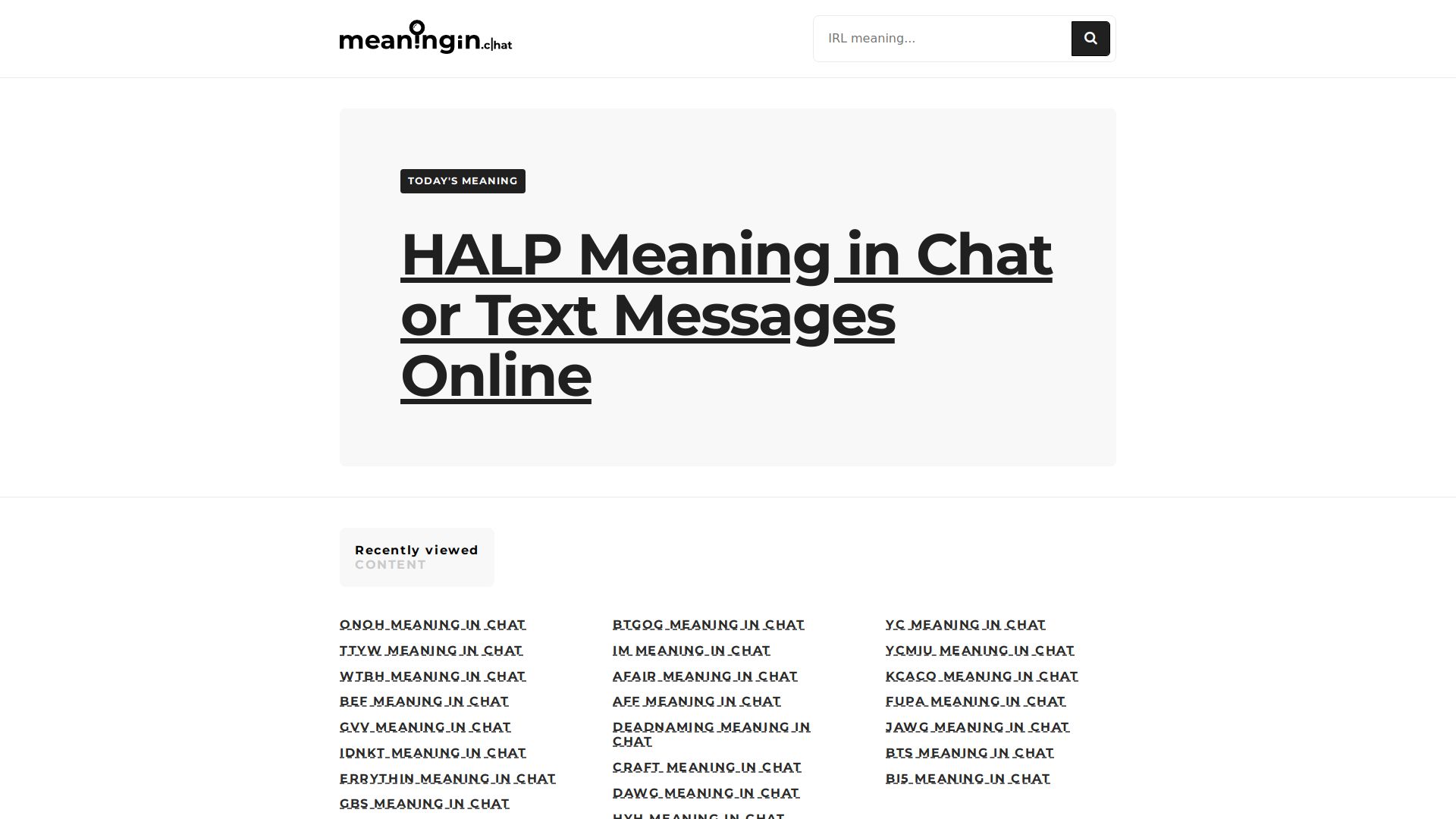 MeaningIn.Chat