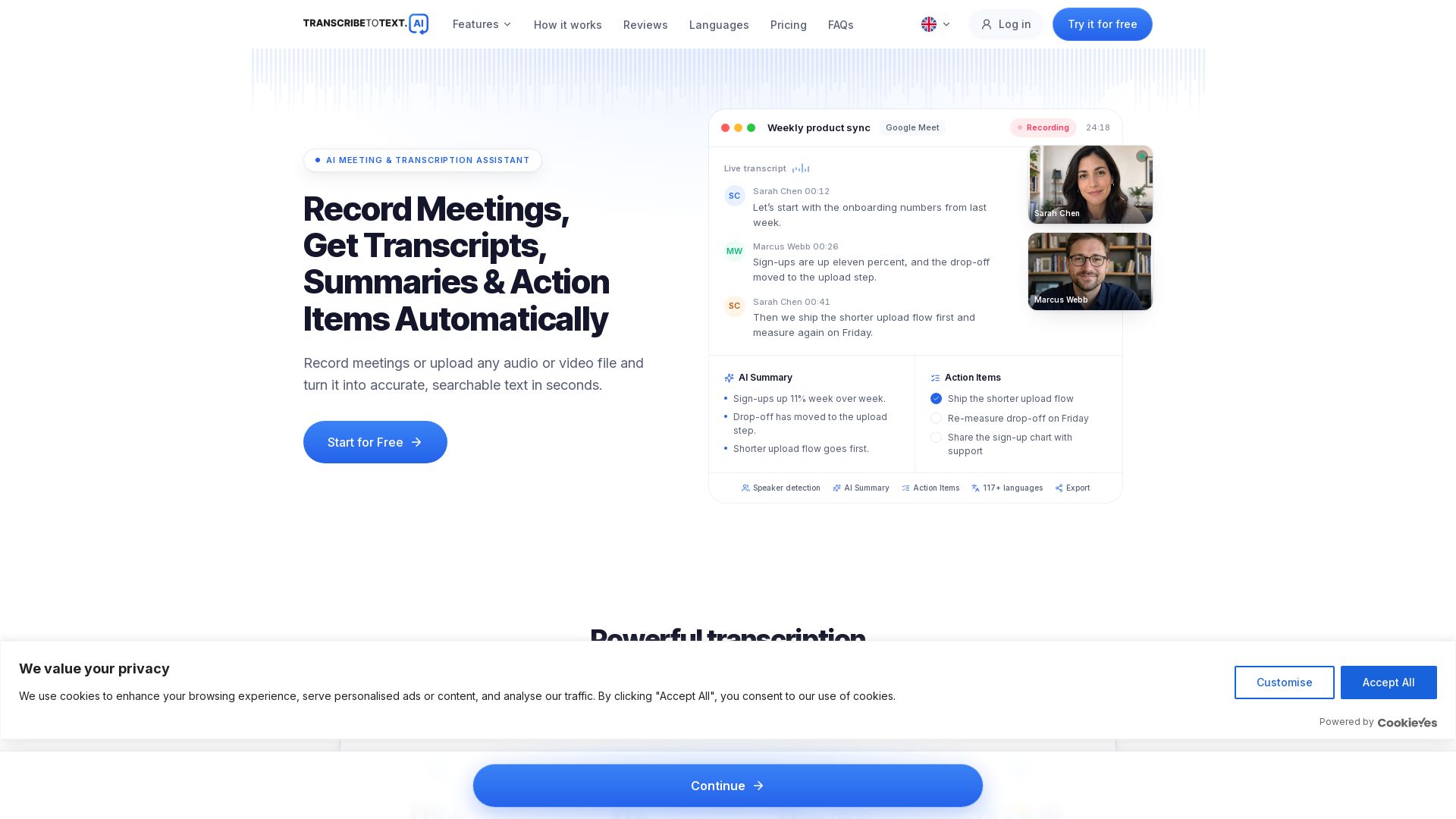 TranscribeToText.AI