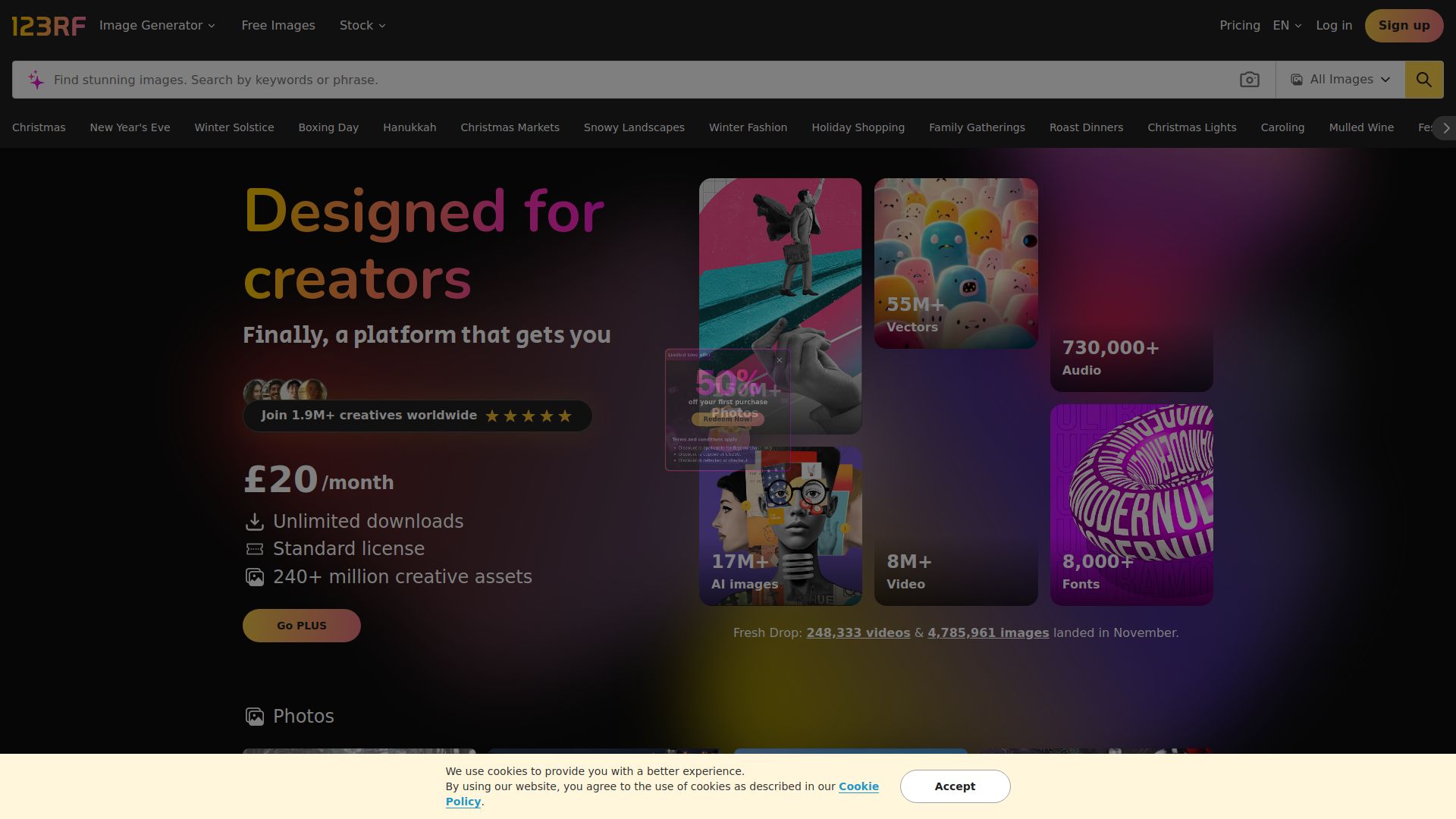 123RF AI Search Engine