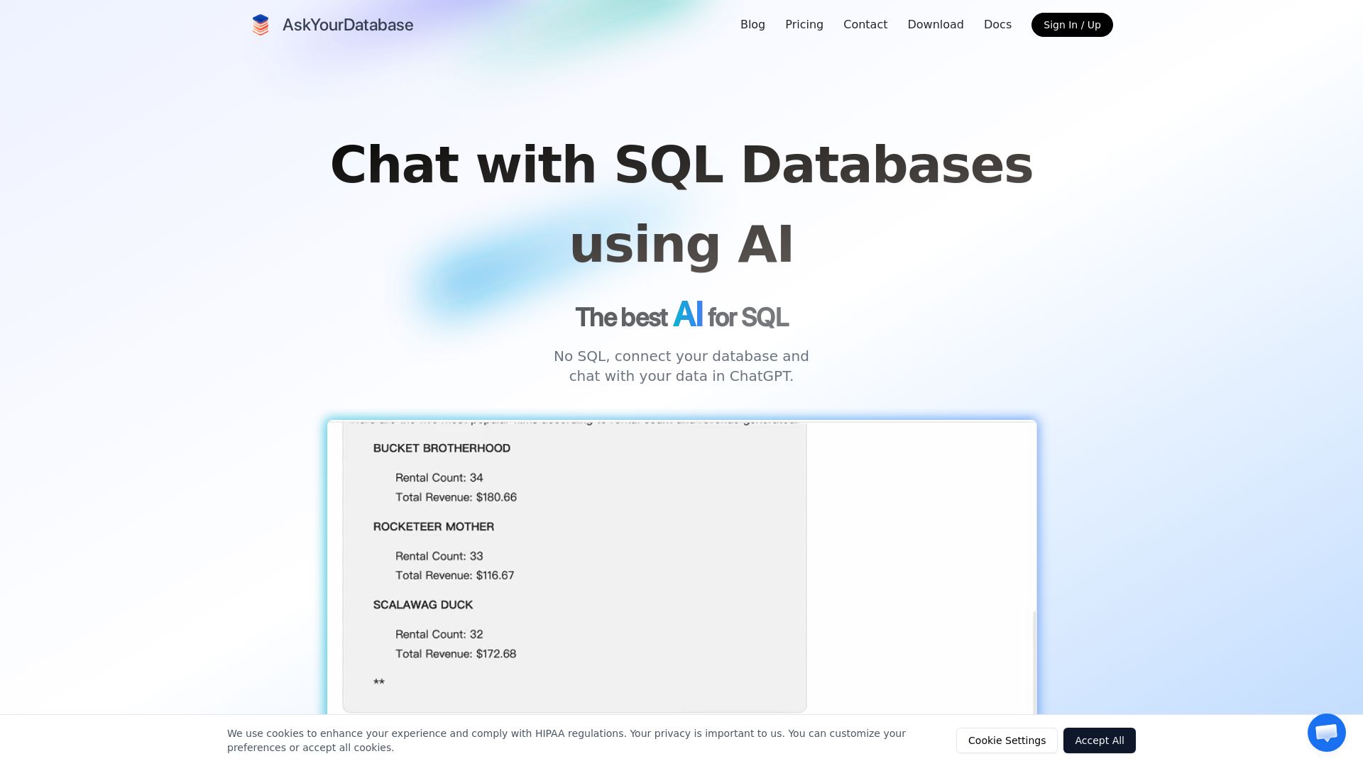 AskYourDatabase