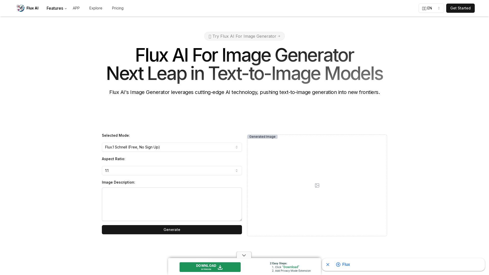 Flux Image Generator