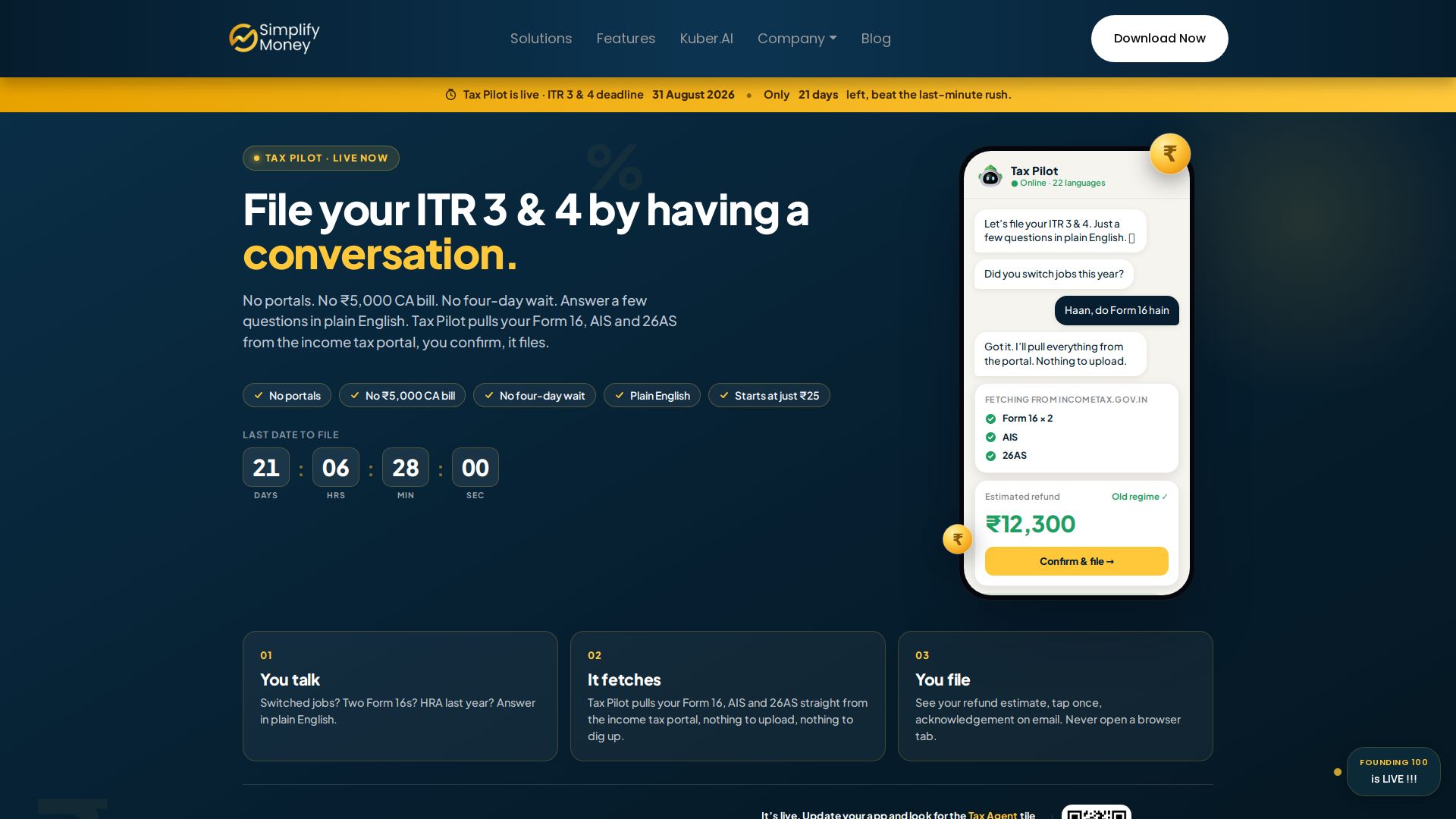 Simplify Money App