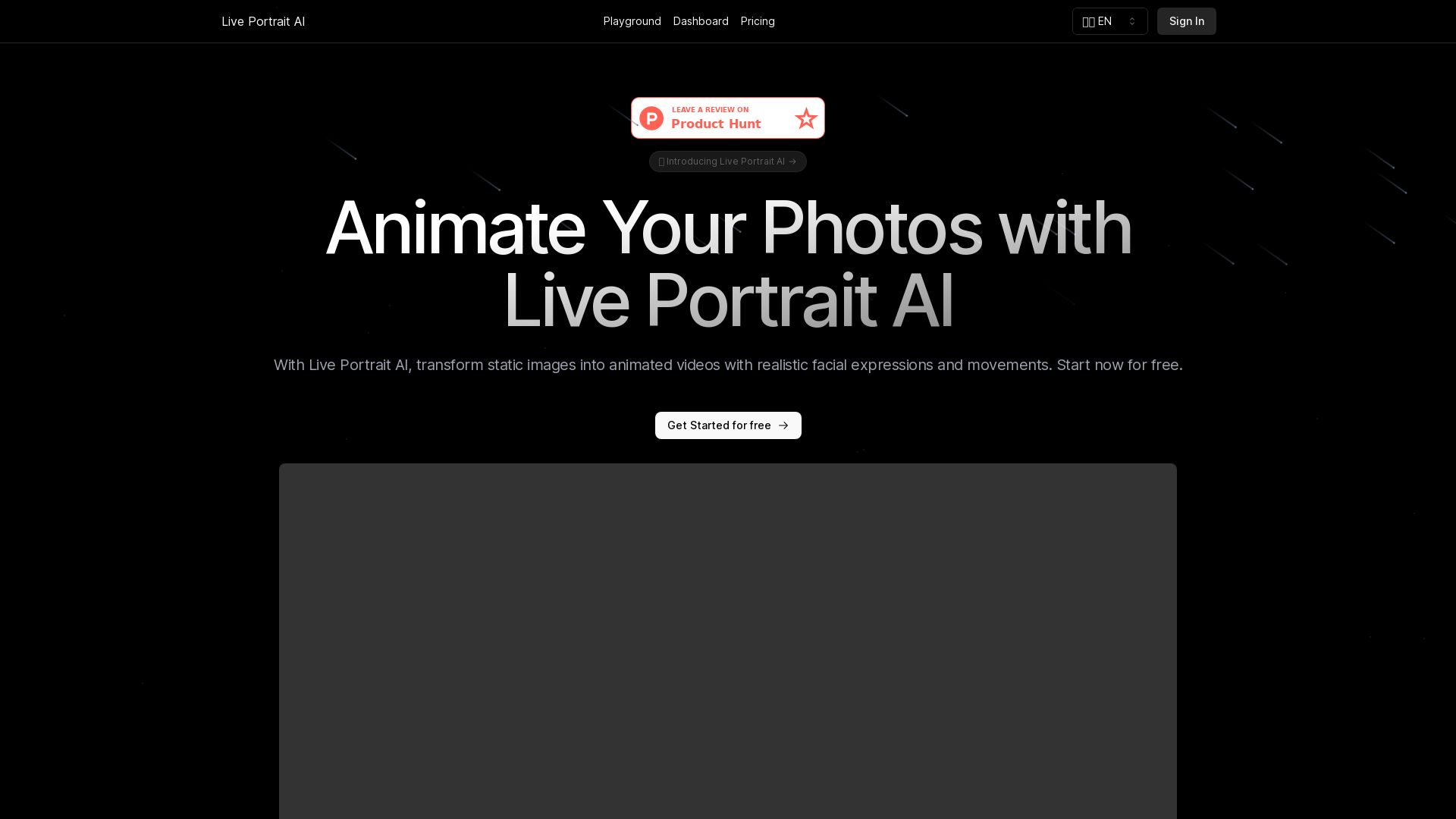 Live Portrait AI