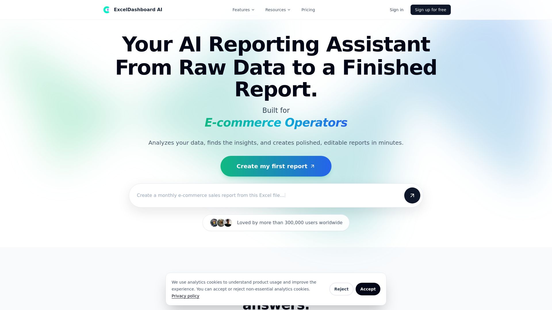 ExcelDashboard AI