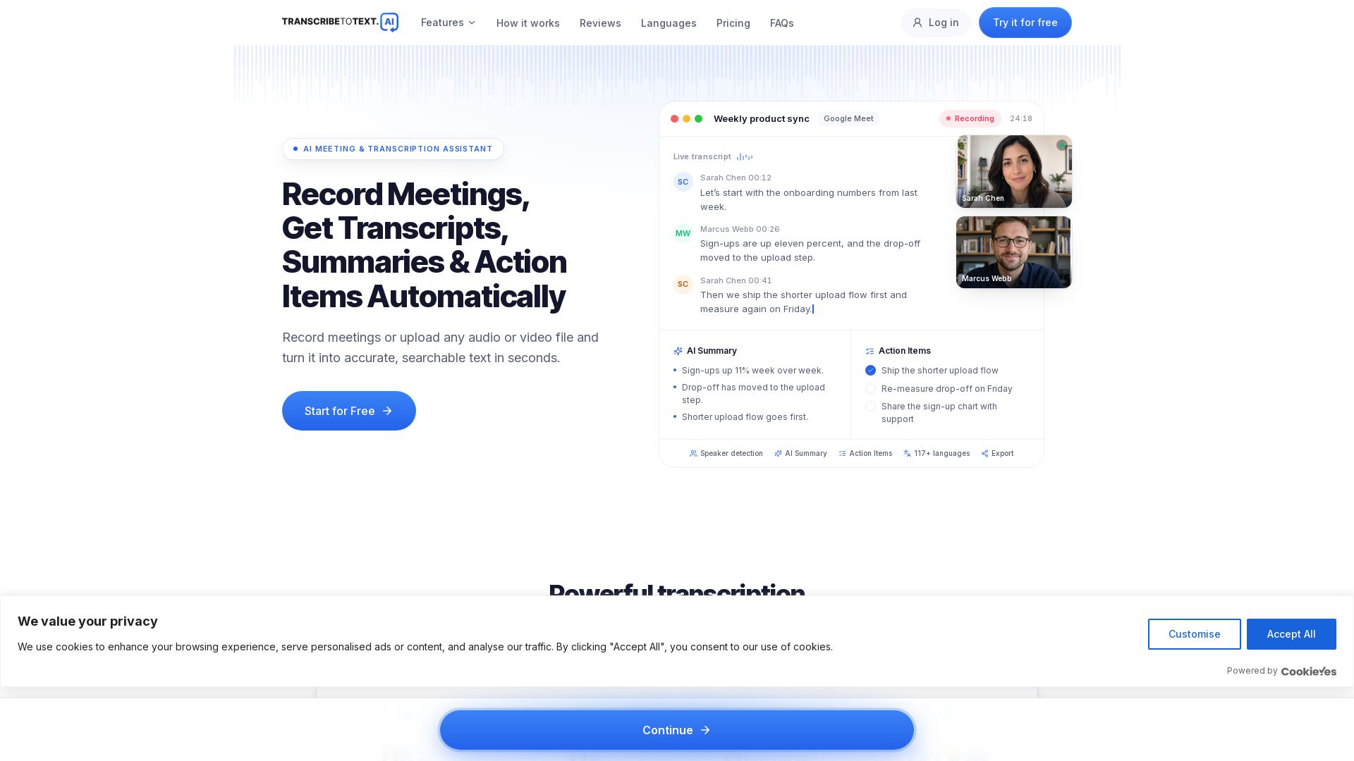 TranscribeToText.AI