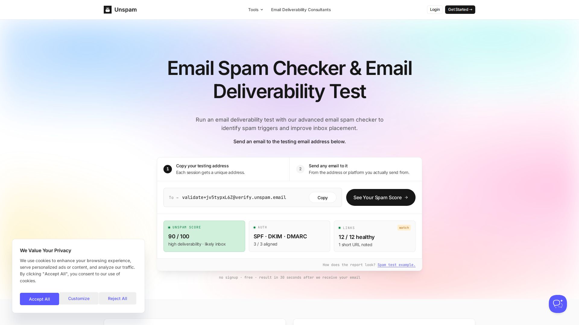 unspam.email