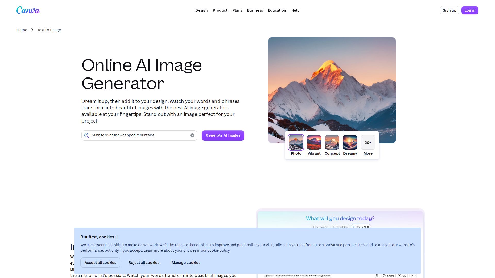 Canva Text to Image
