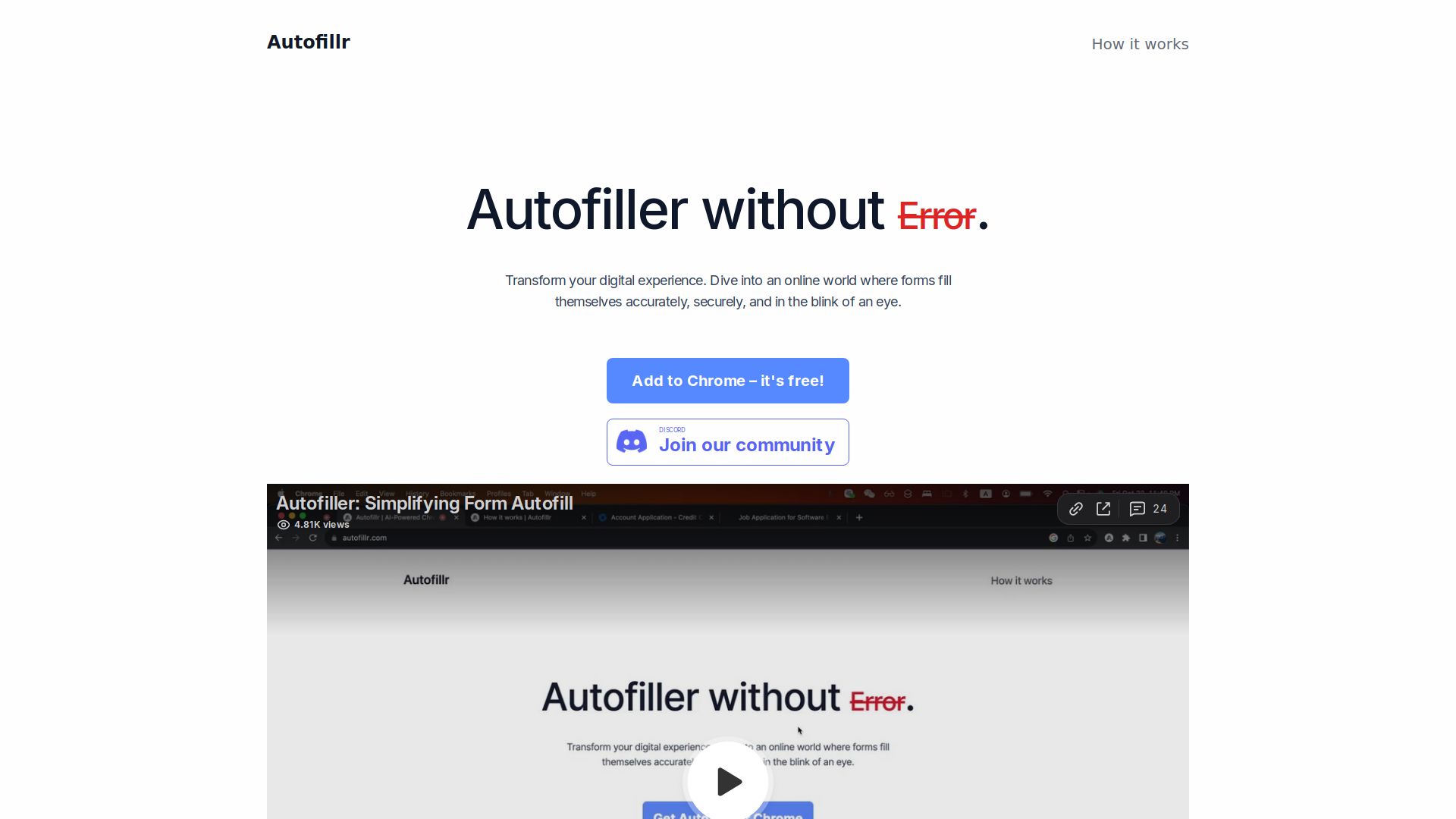 Autofillr