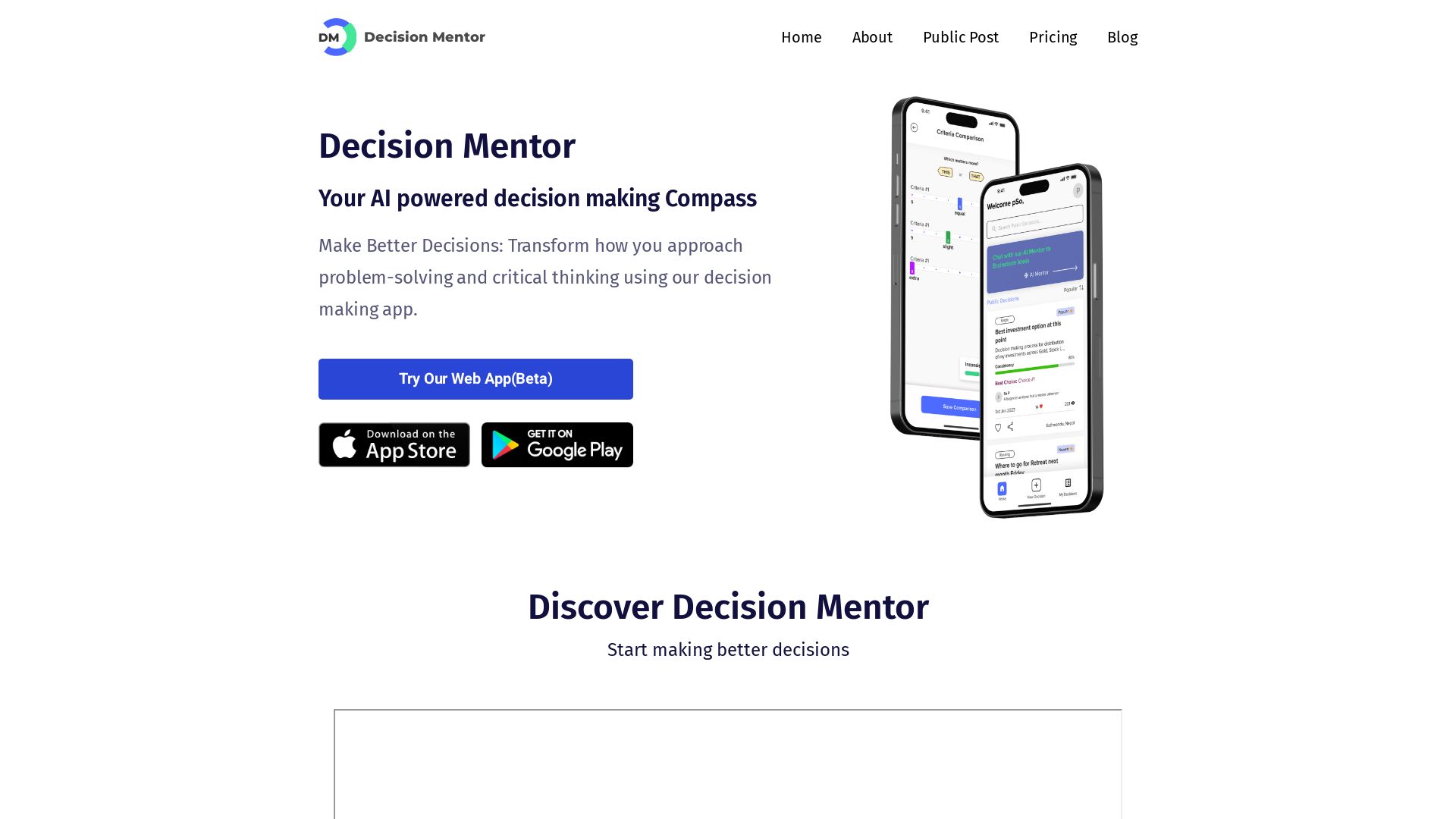 Decision Mentor