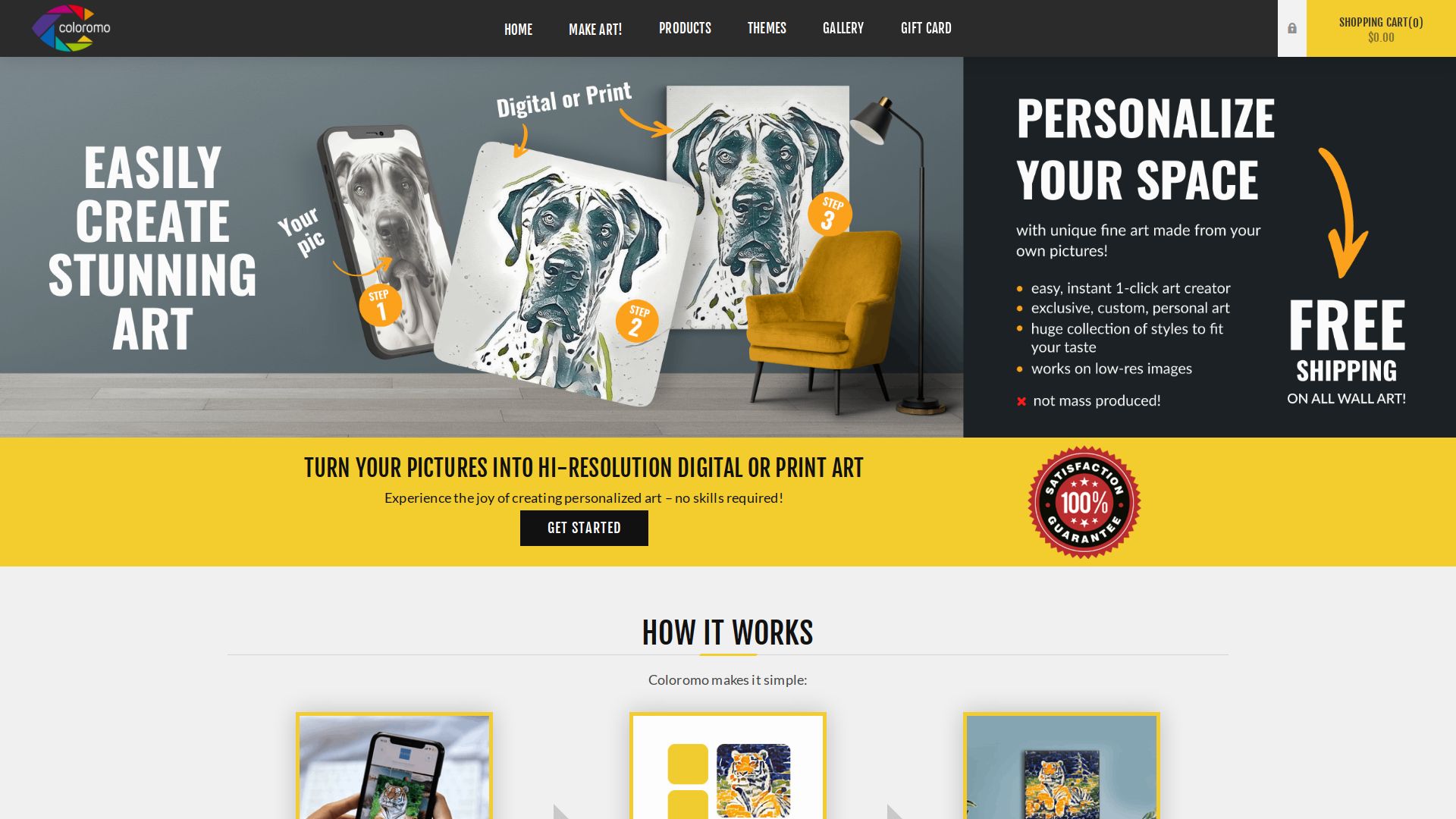 Coloromo AI Art Generator