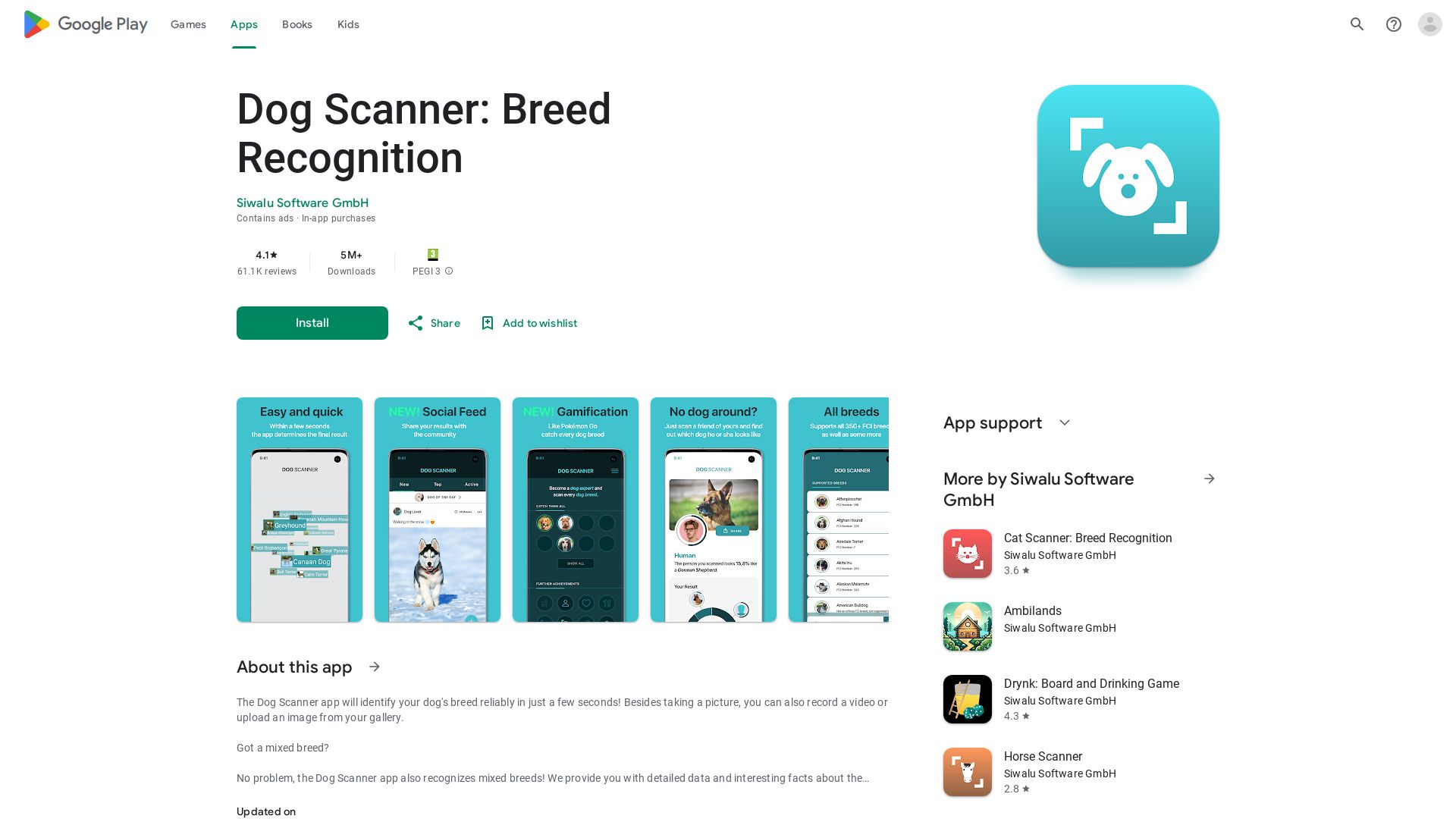 Dog Scanner