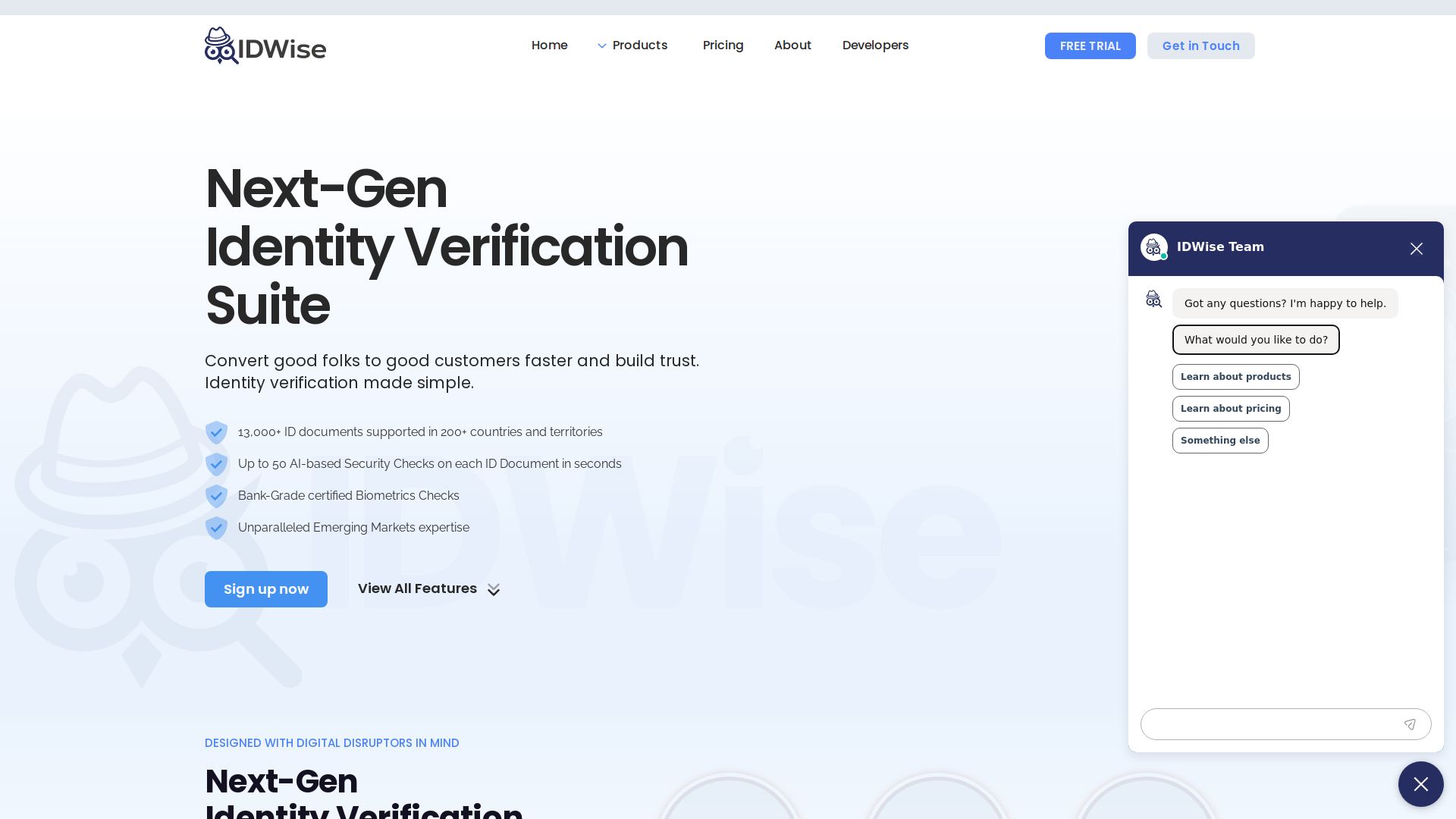 IDWise Identity Verification, eKYC & AML