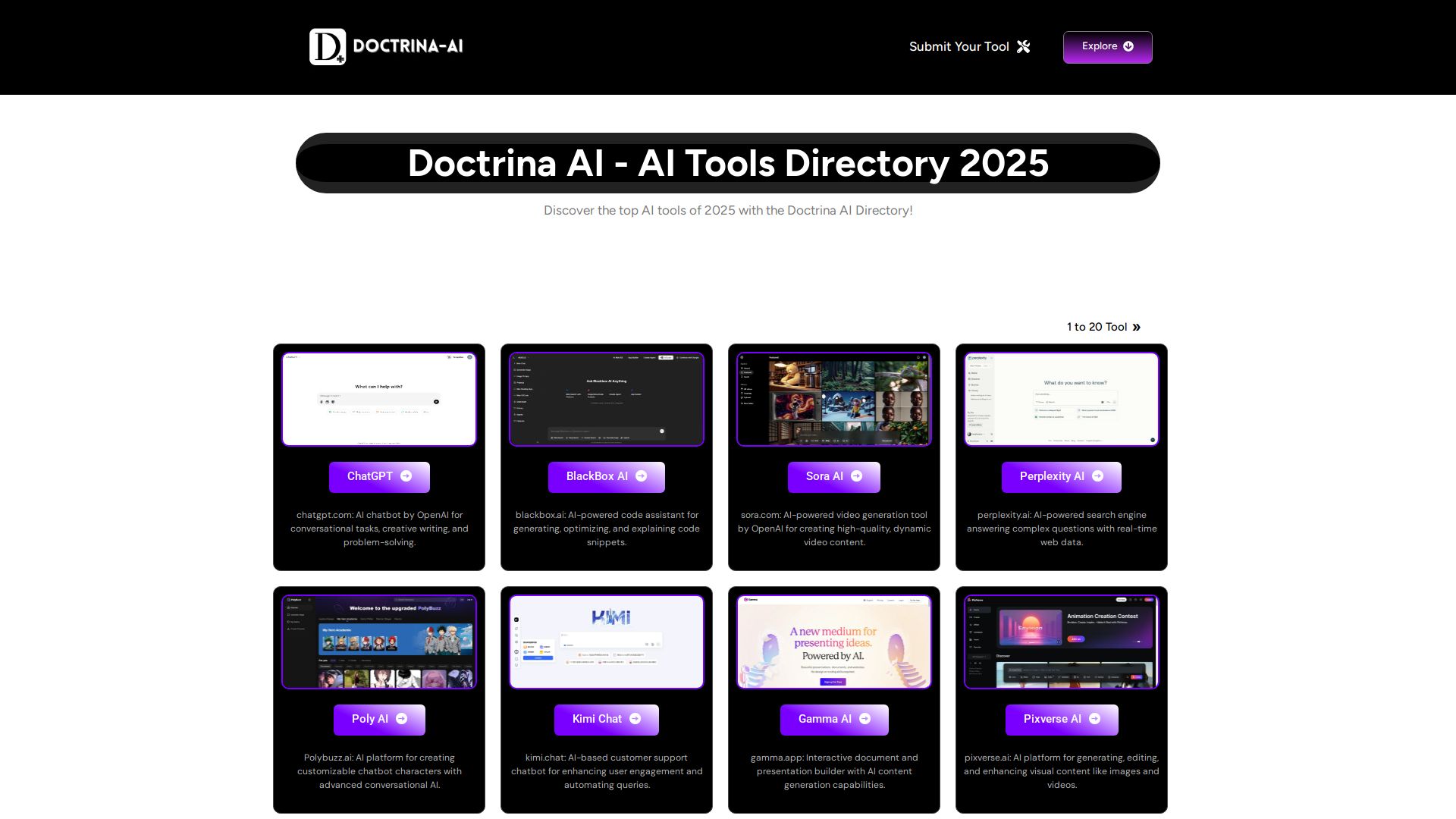 Doctrina AI Website