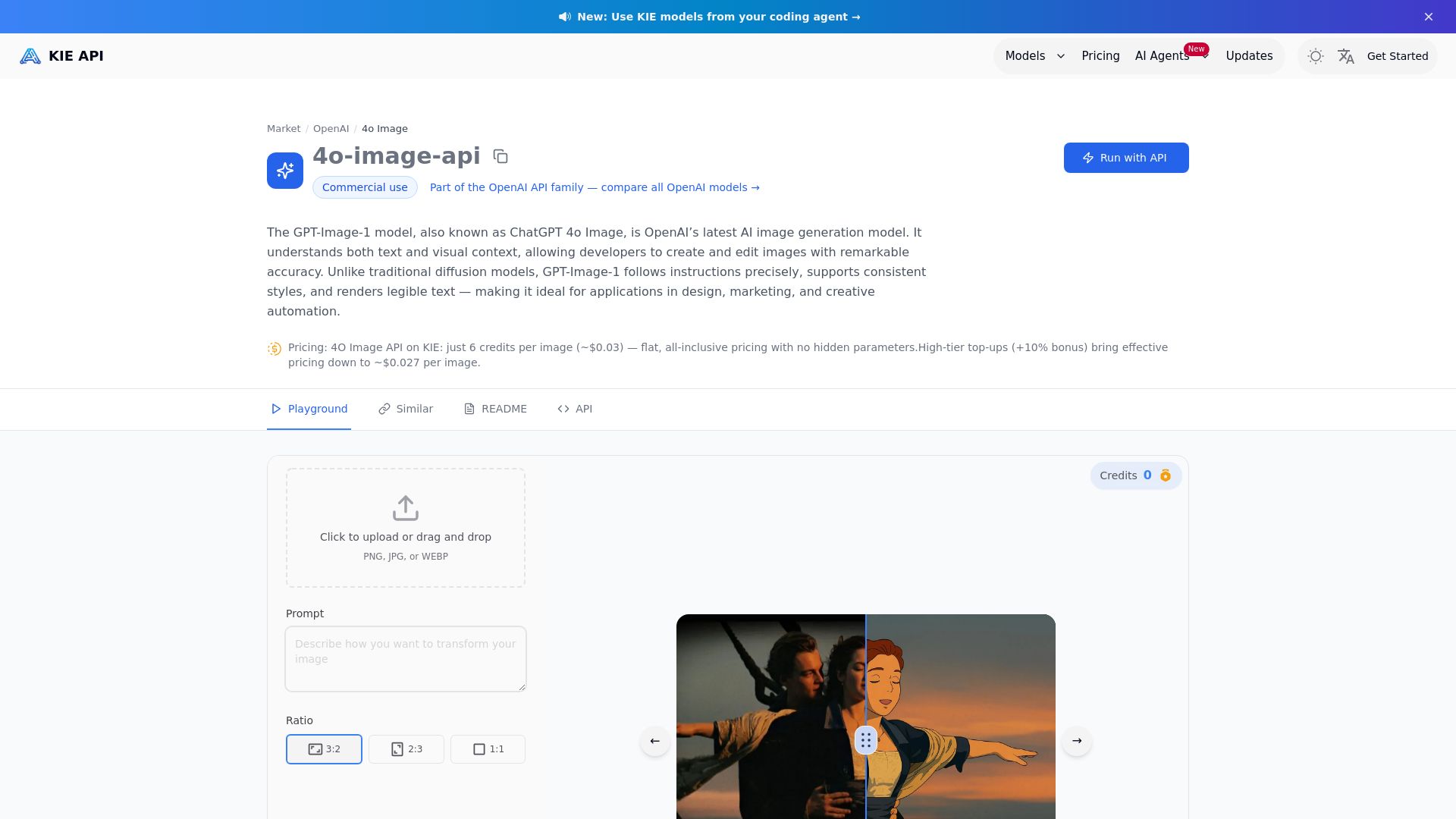 Kie.ai: Affordable and Reliable 4o Image API(The latest released)