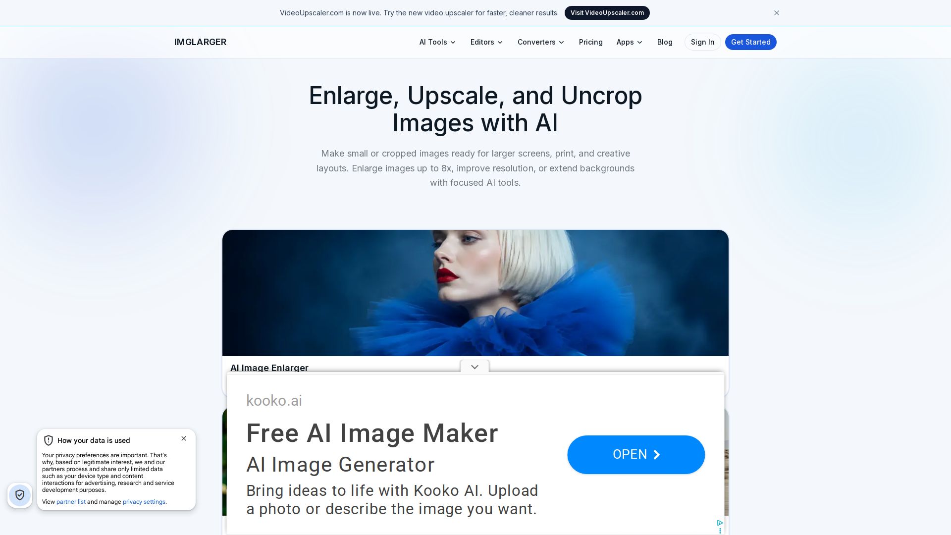 AI Image Enlarger