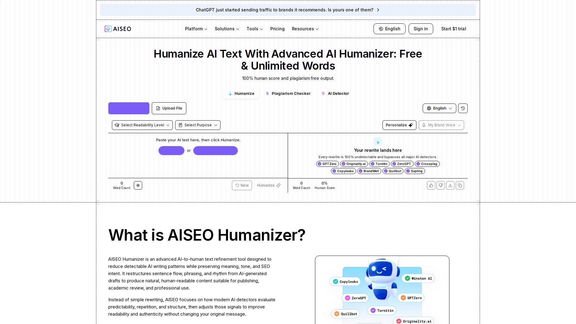 AISEO humanizer