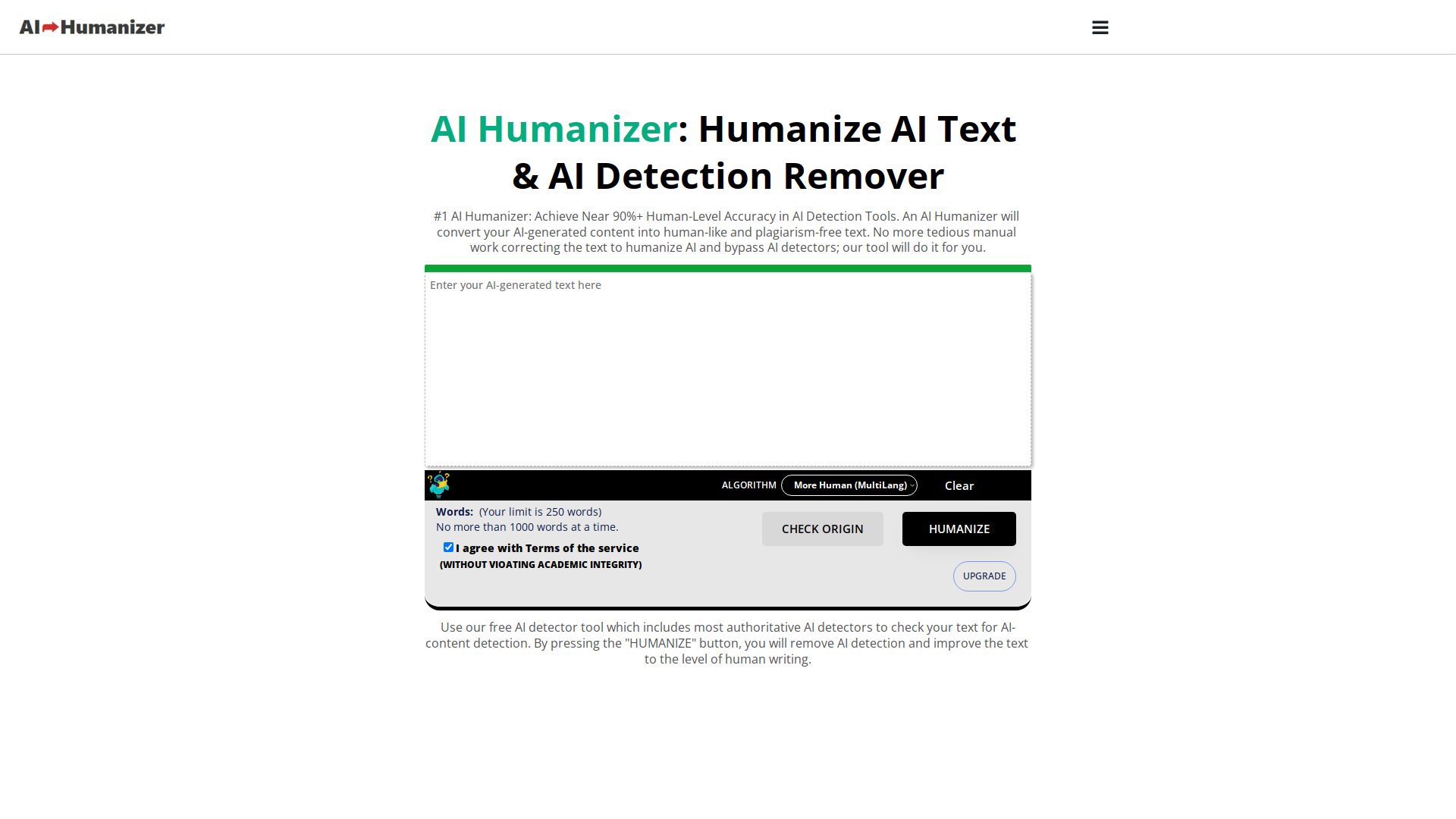 AI Humanizer & Undetectable AI