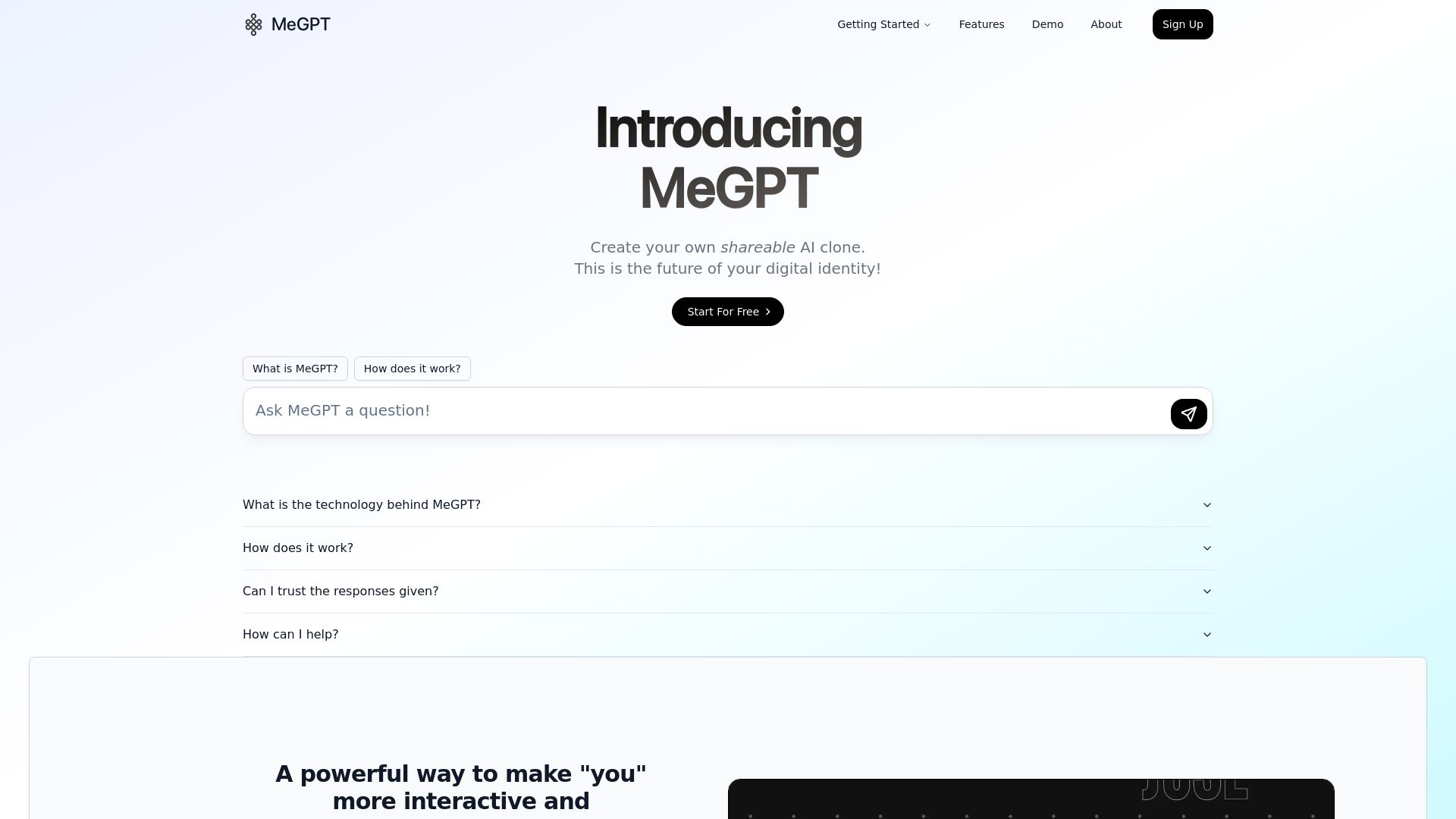 MeGPT