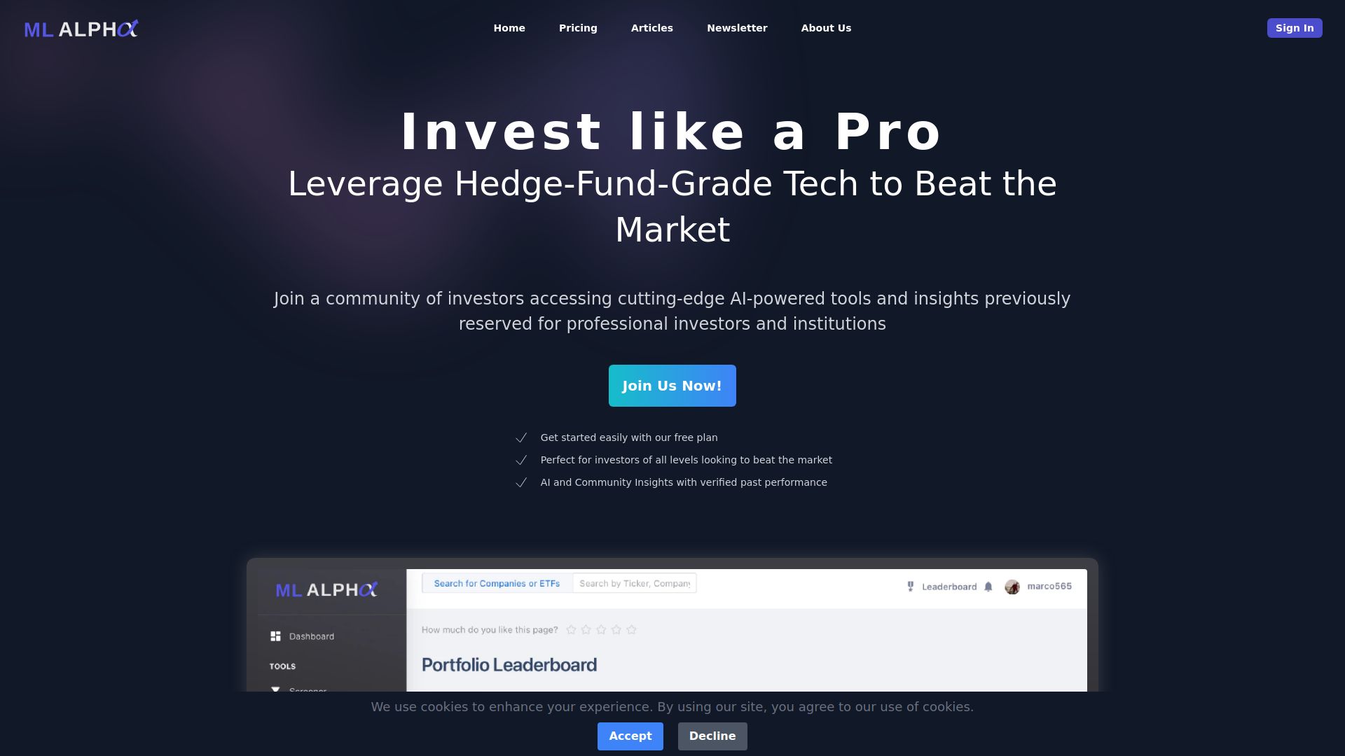 ML Alpha