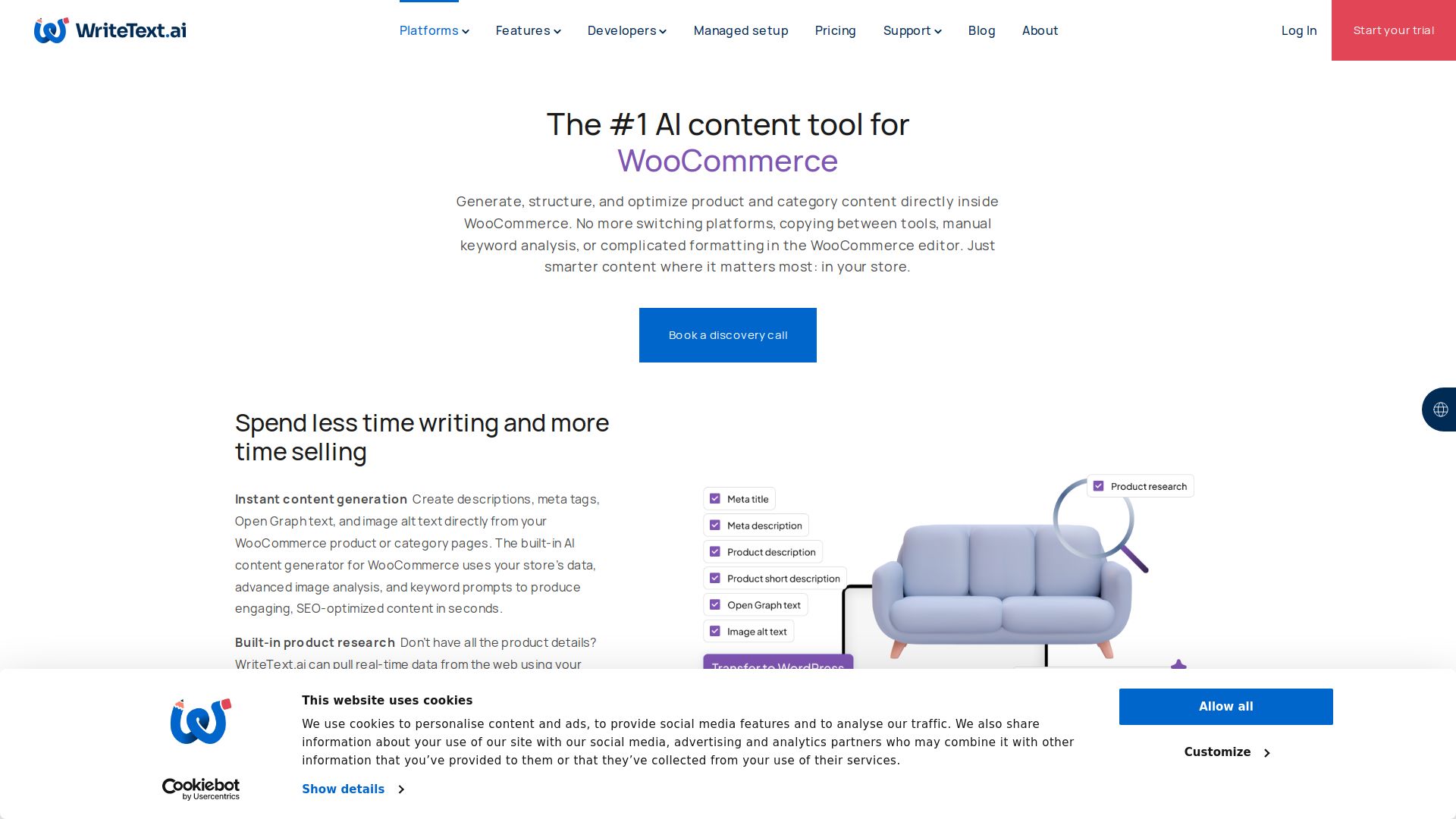 WriteText.ai for WooCommerce