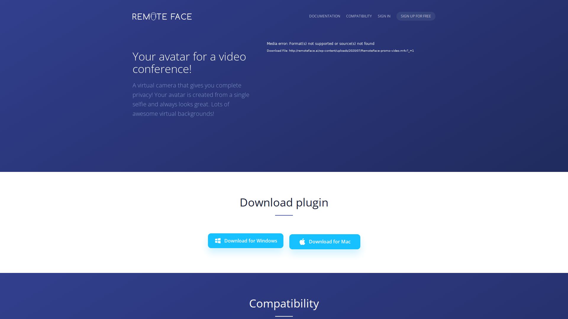 Remote face