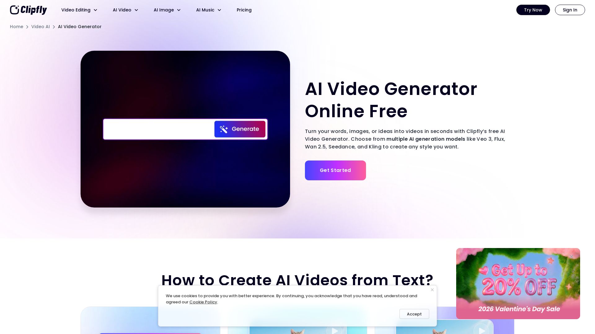 Clipfly AI Video Generator
