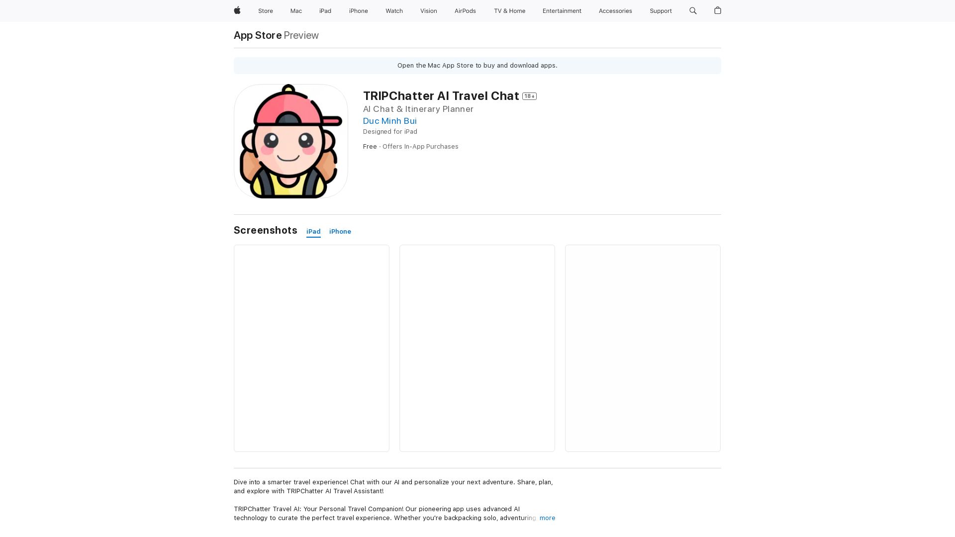 AI Chat Travel Assistant