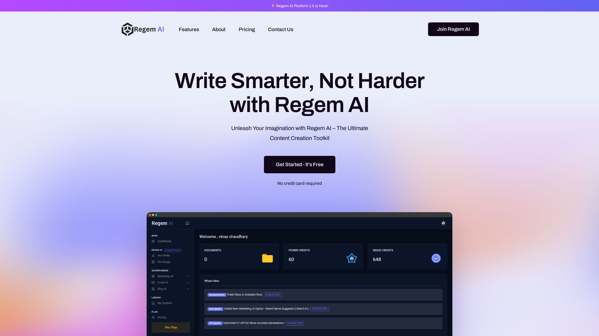 Regem AI Platform