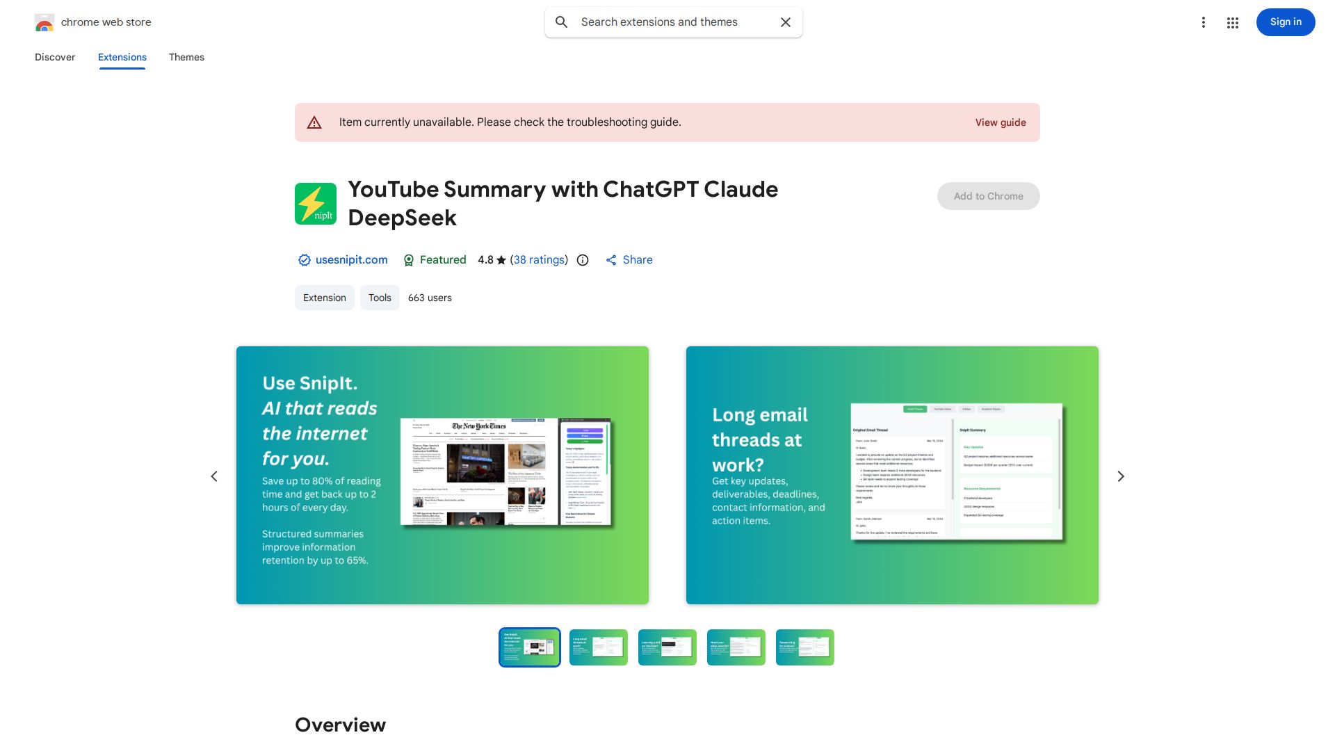 TLDR - Summarize Tool