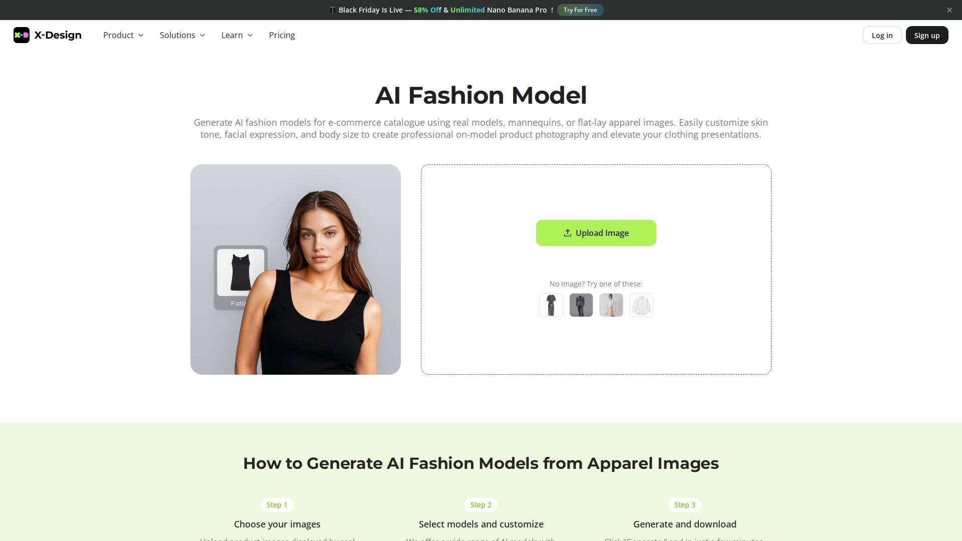 AI Fashion Model