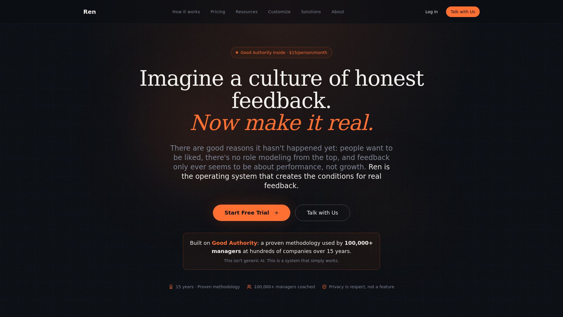 Ren | AI Leadership Coach