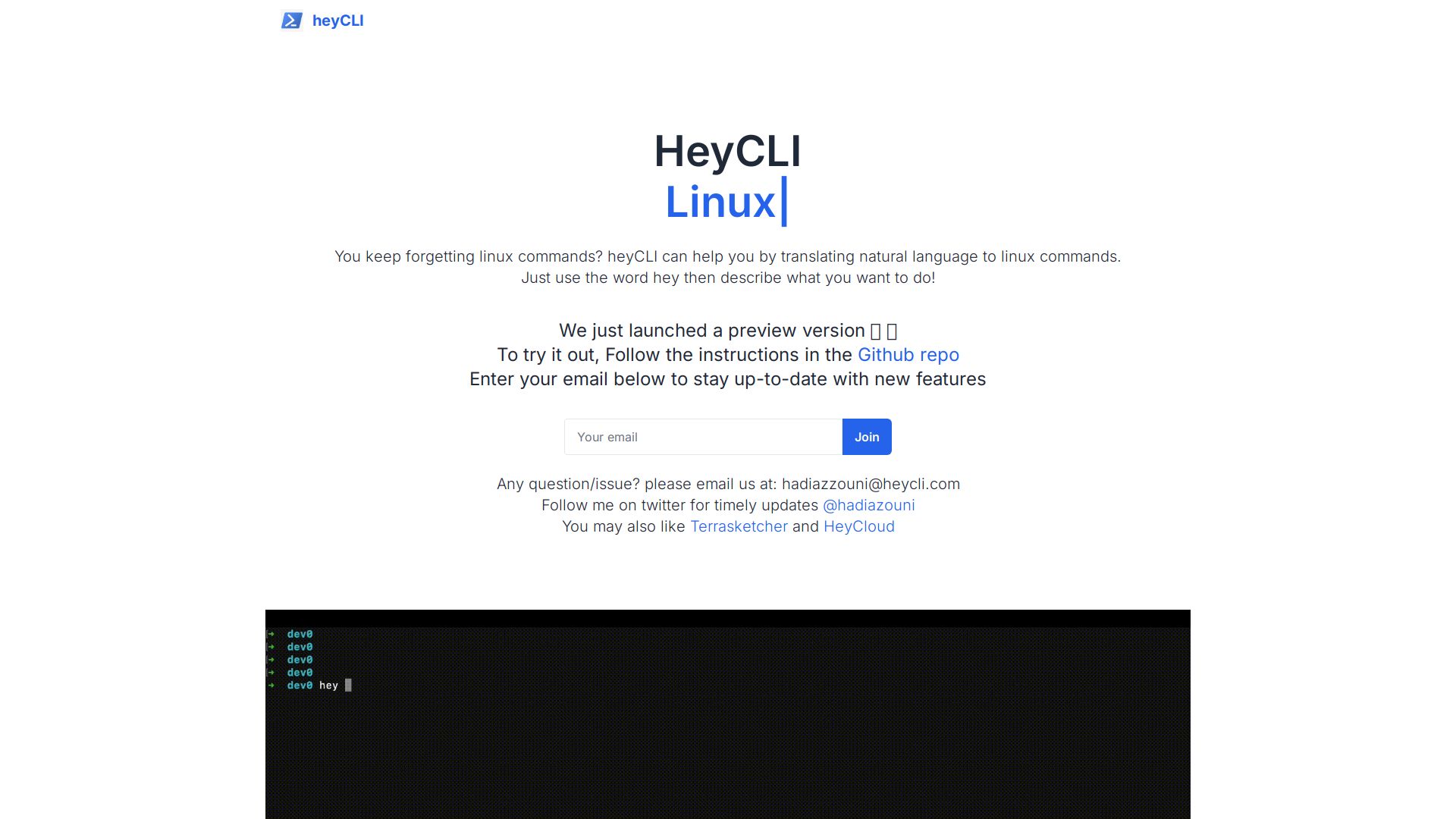 HeyCLI
