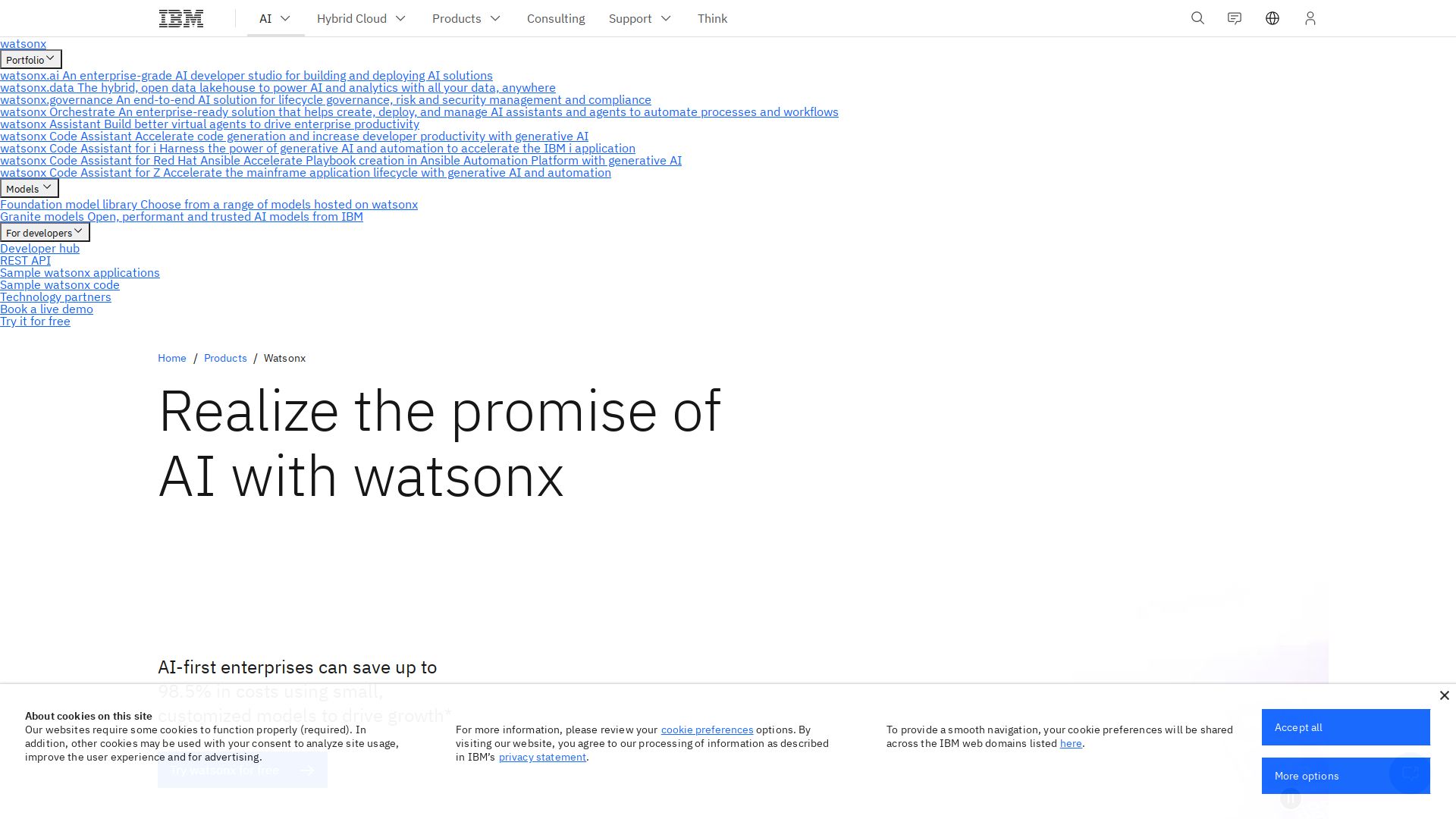 WatsonX by IBM