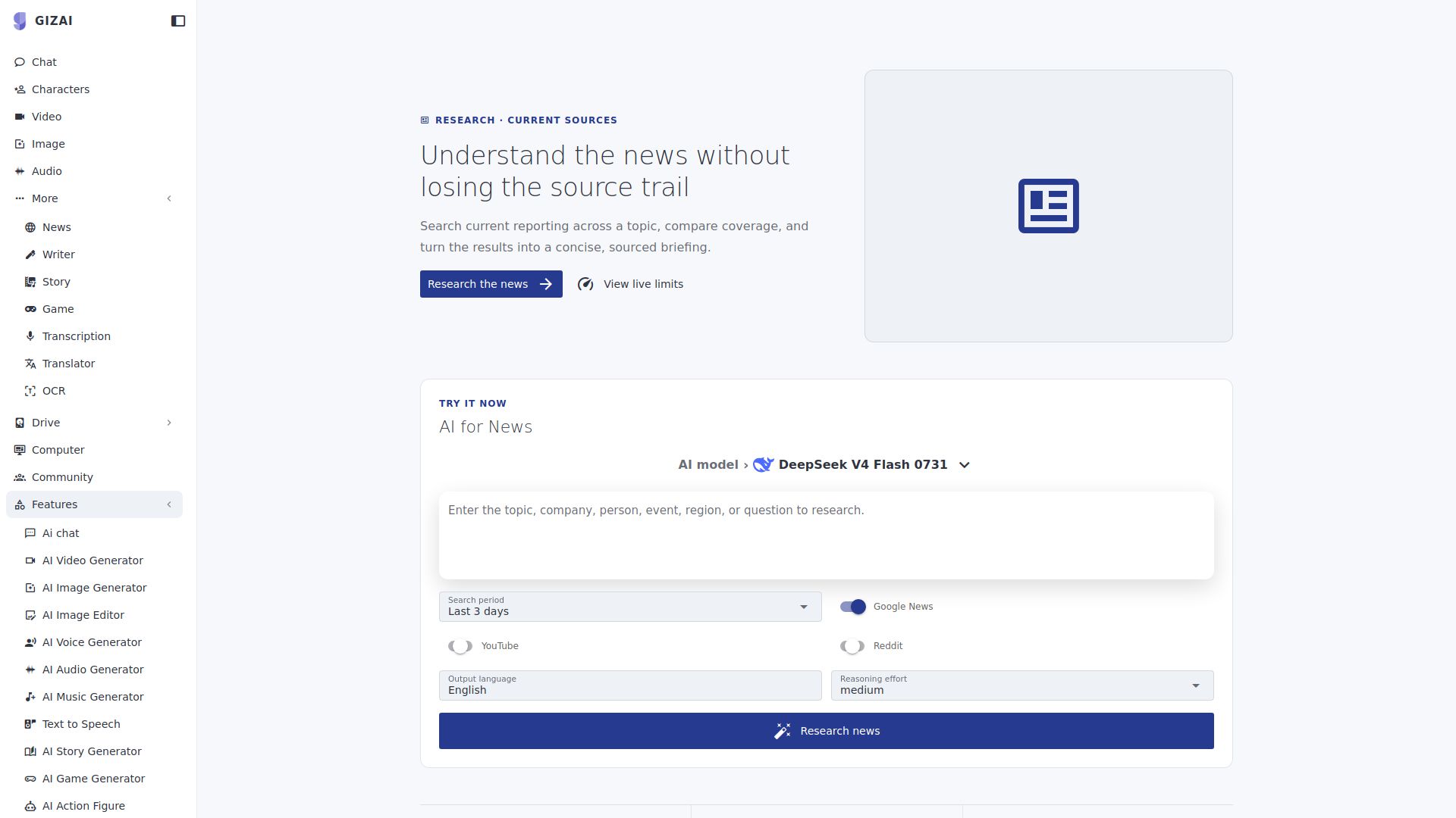 AI for News