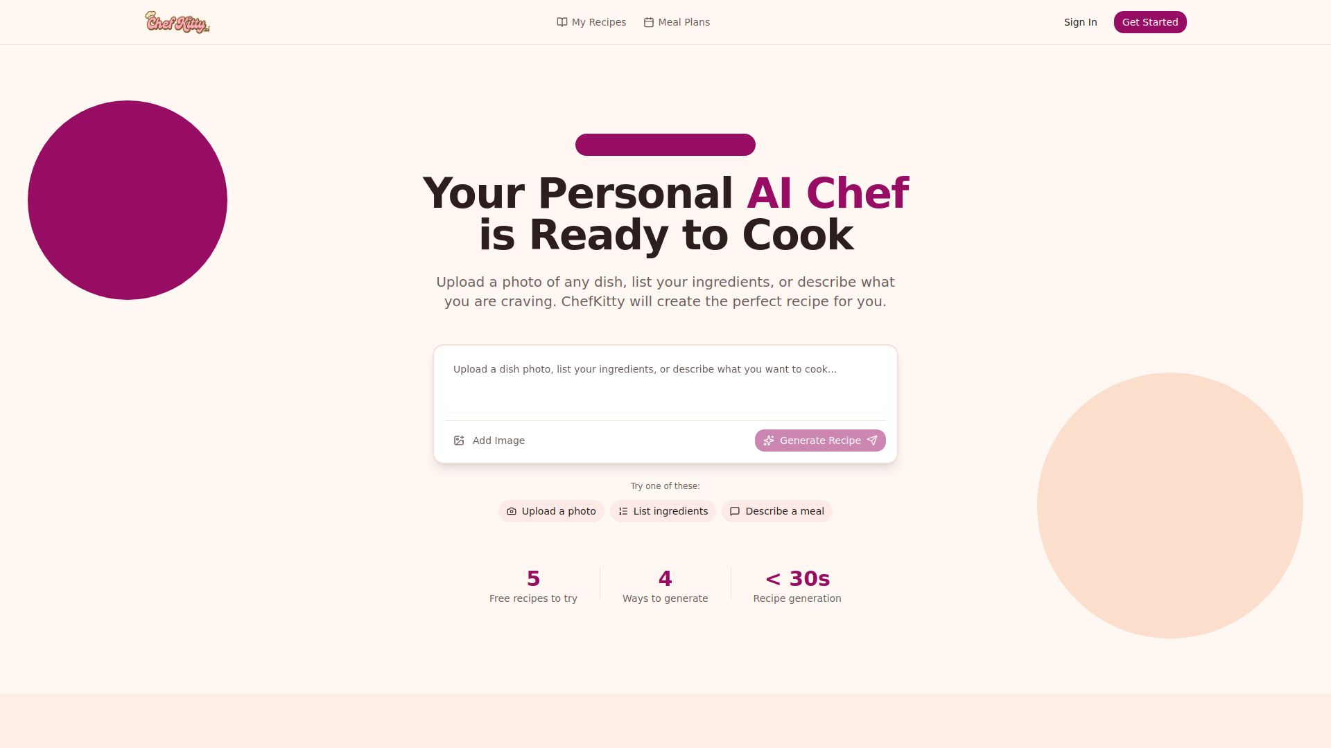 Chef Kitty AI