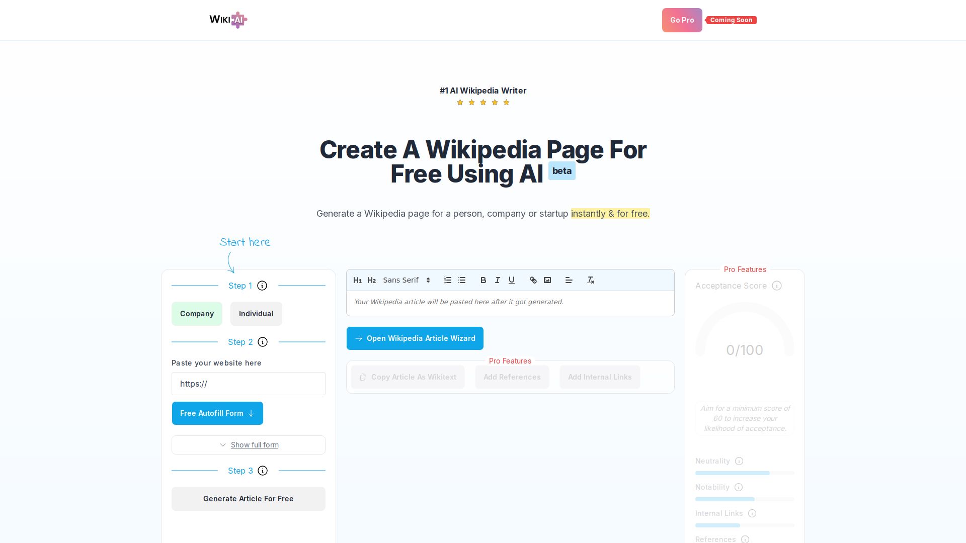 Wikipedia Article AI