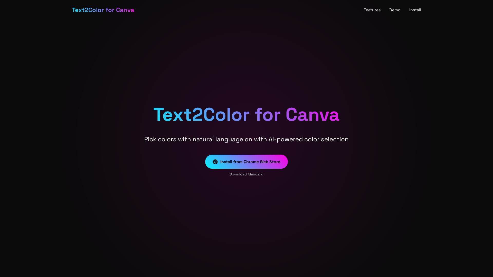 Text2Color for Canva